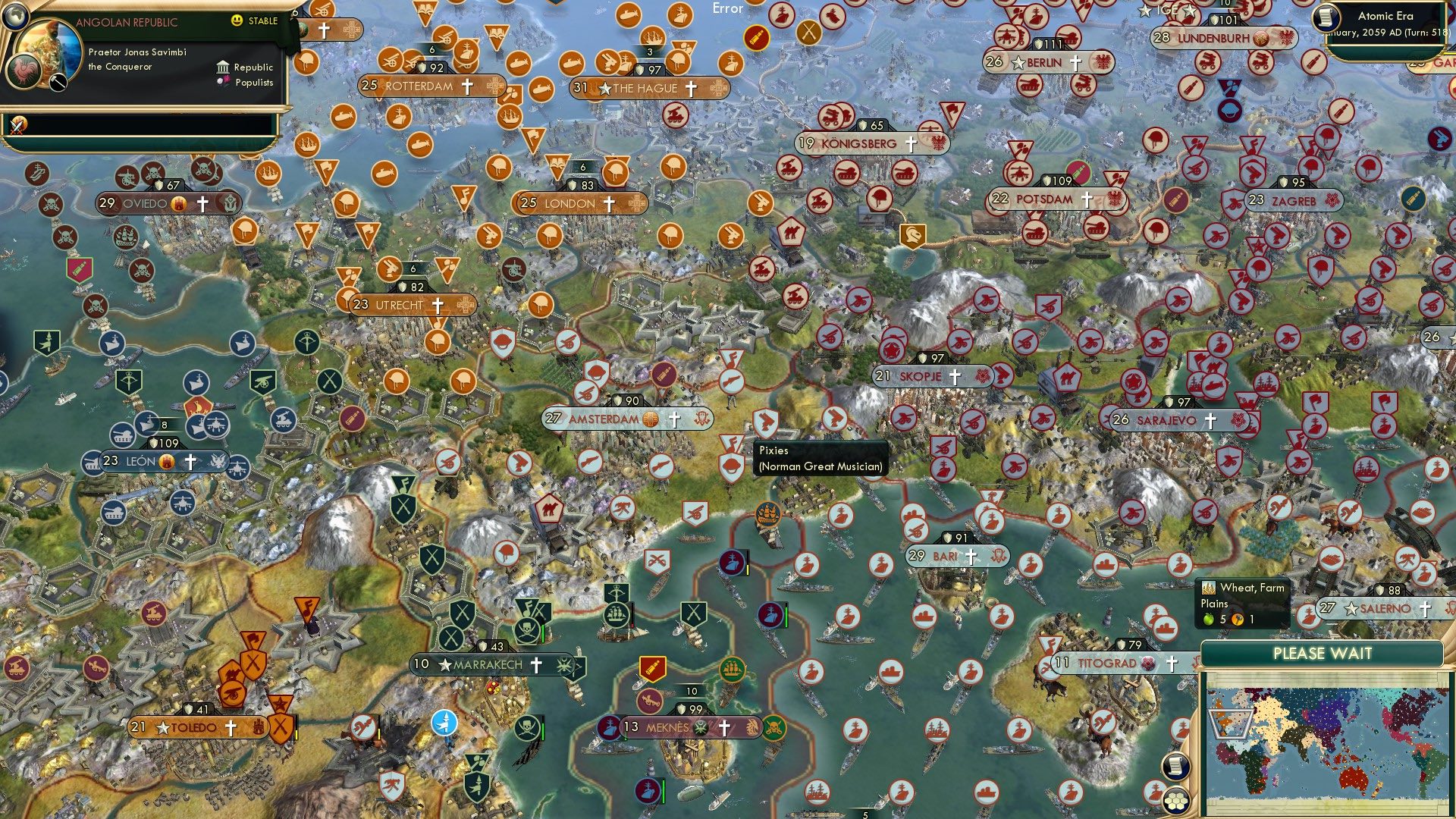 CBR In-Game Screenshot of Musical Rivalry