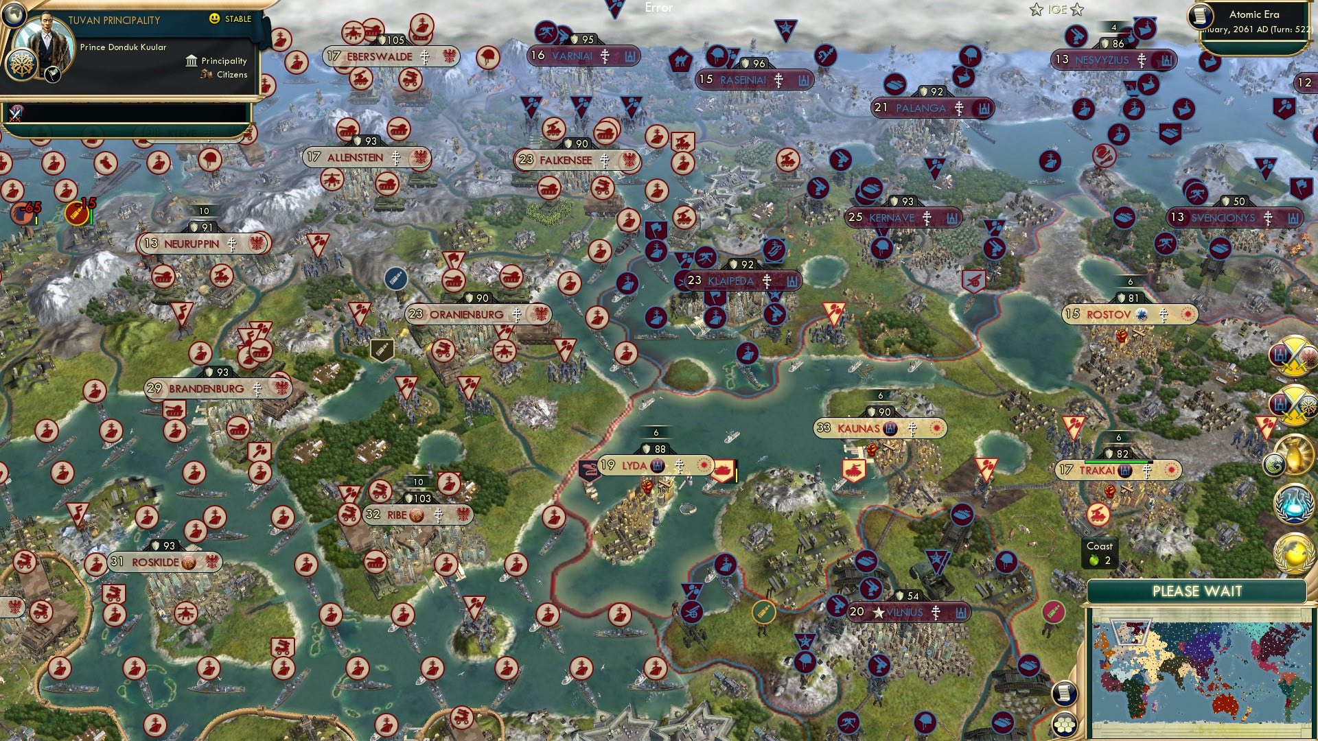 CBR In-Game Screenshot of Liga raita atjoja, pėščia išeina