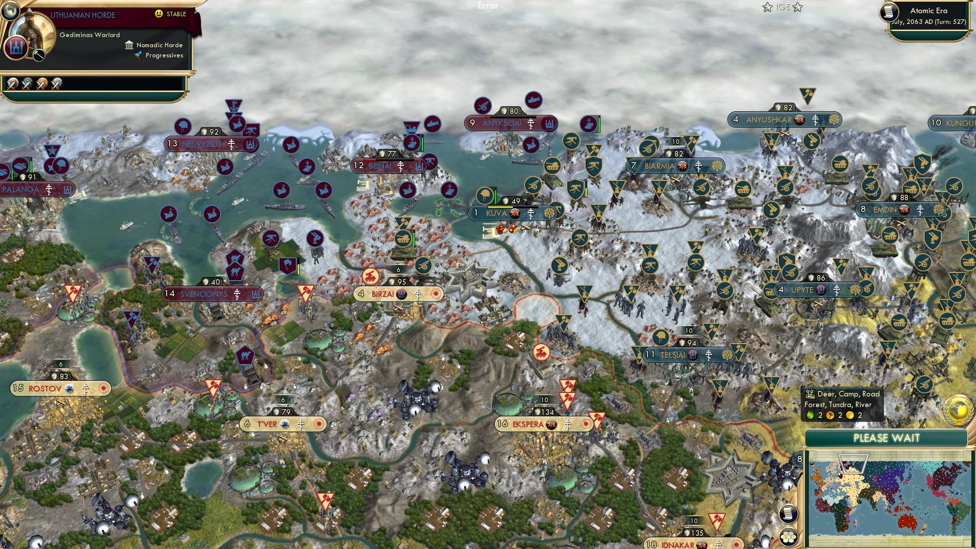 CBR In-Game Screenshot of On the Eastern Front