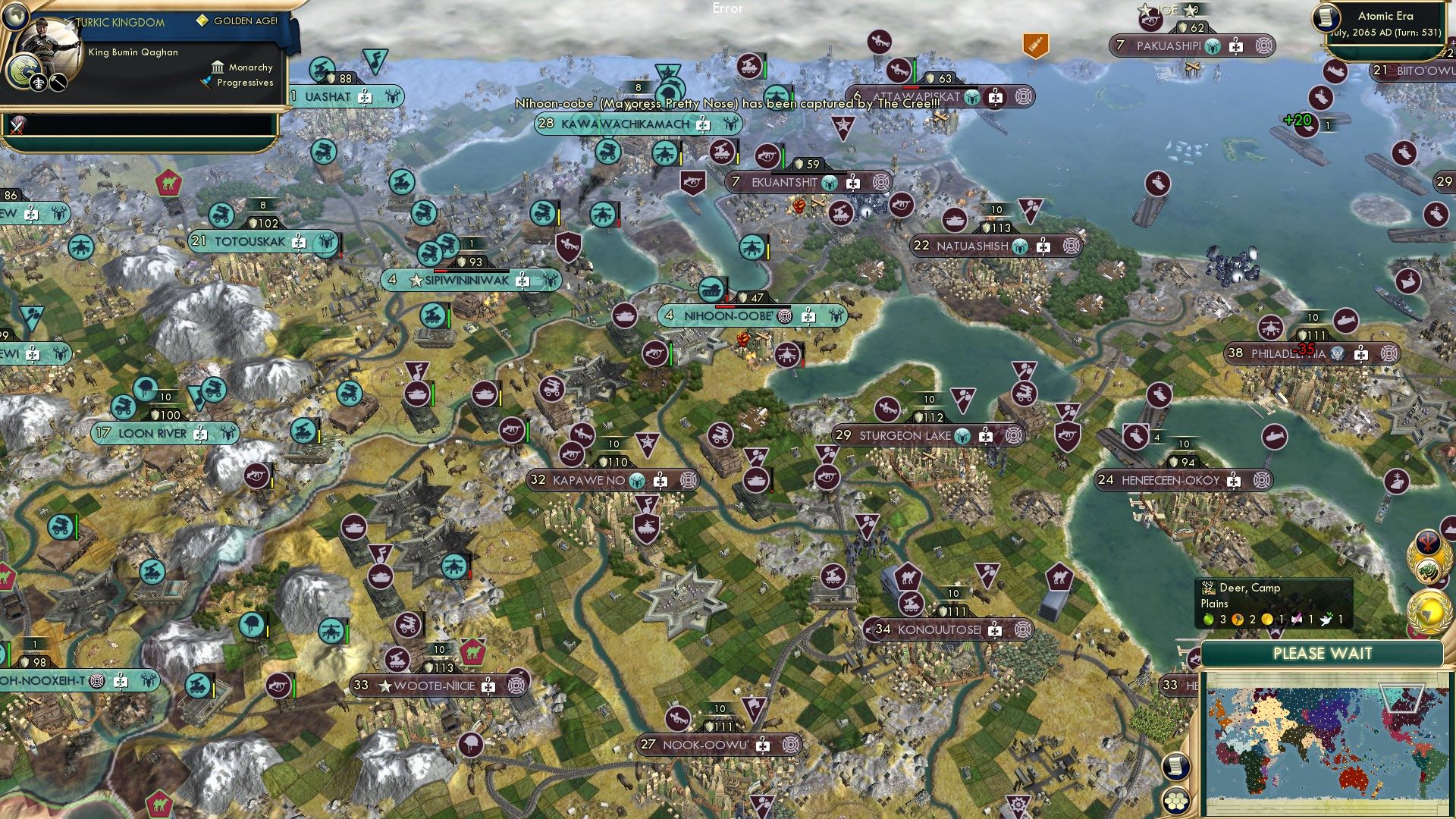 CBR In-Game Screenshot of Cree Comeback?