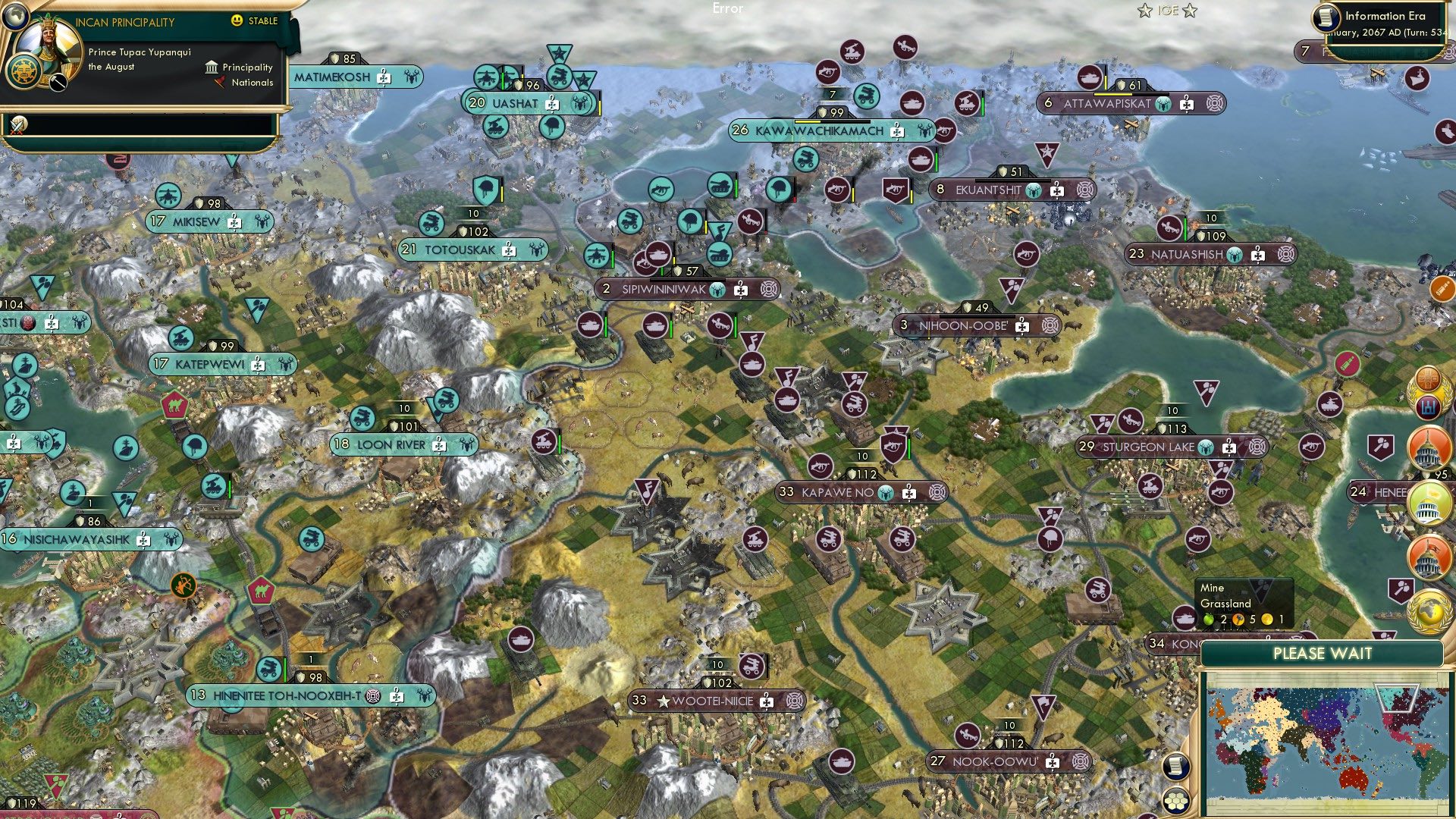 CBR In-Game Screenshot of Running on Empty