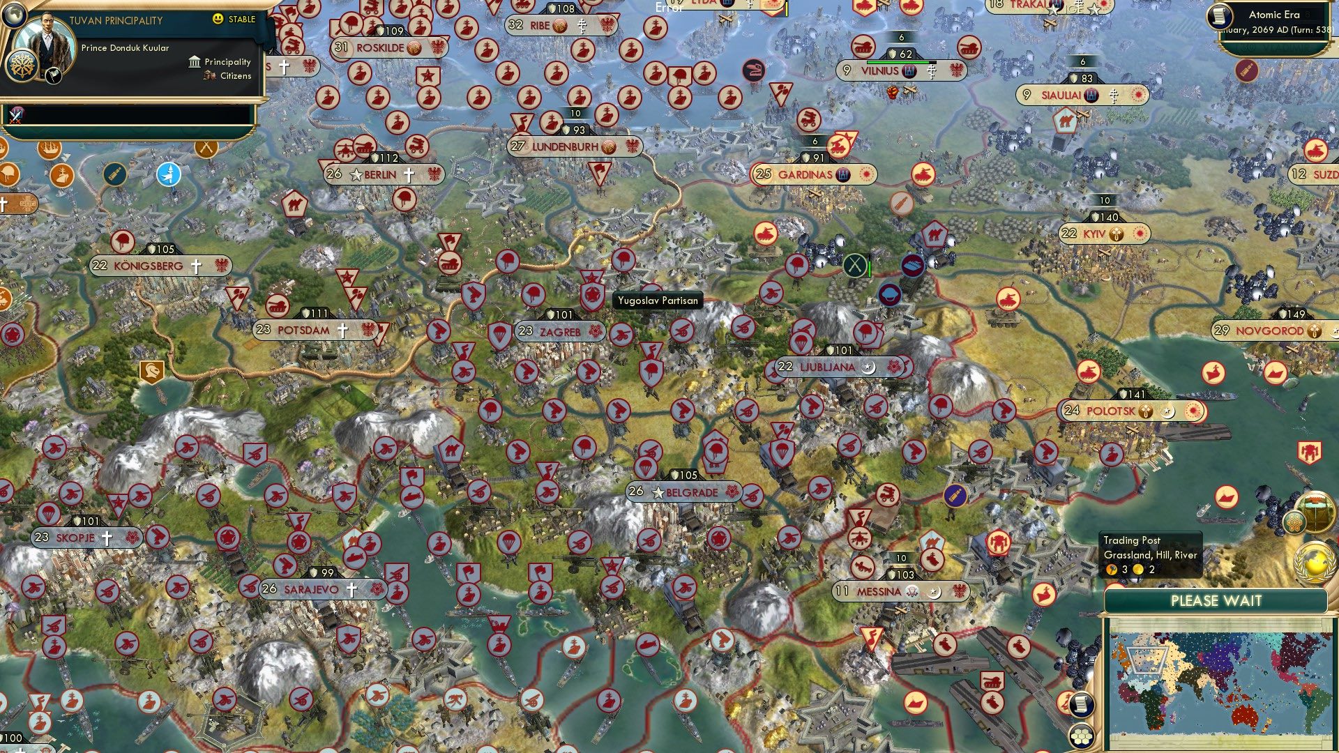 CBR In-Game Screenshot of C’mon Tito, do Something