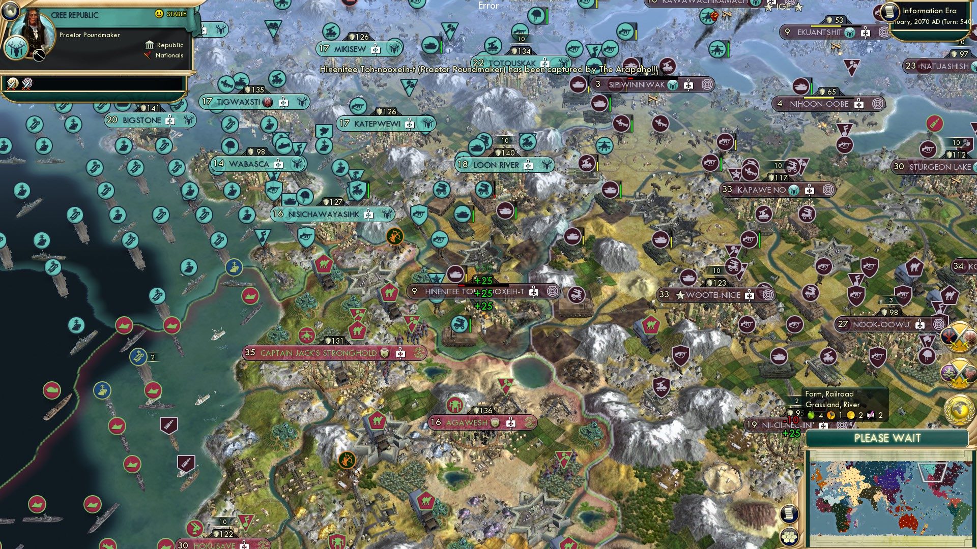 CBR In-Game Screenshot of Crossing the Rockies