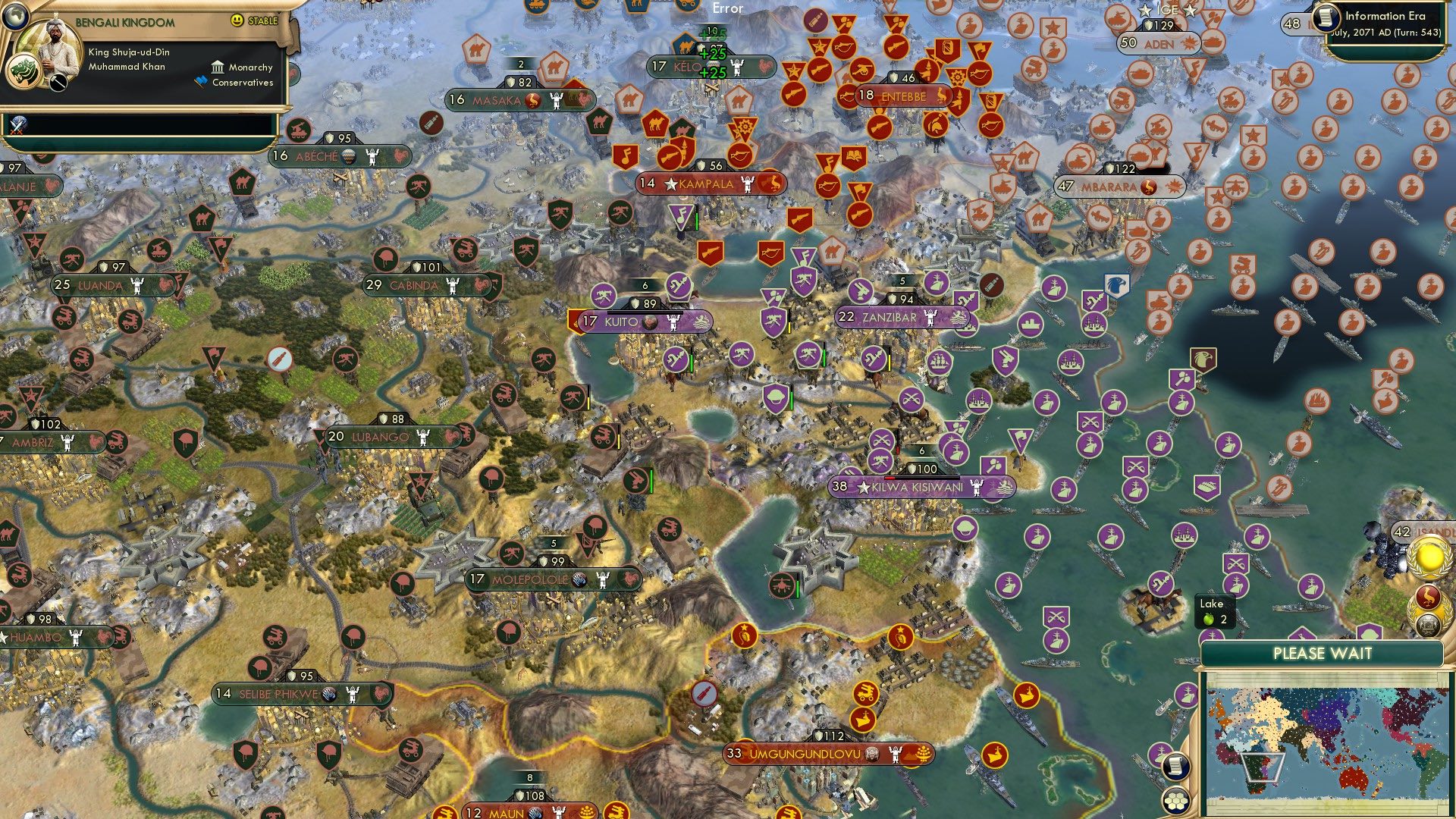 CBR In-Game Screenshot of Fighting Mother Nature herself