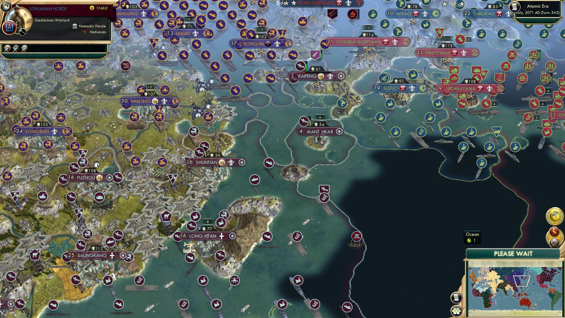 CBR In-Game Screenshot of And to your left, citadel warfare