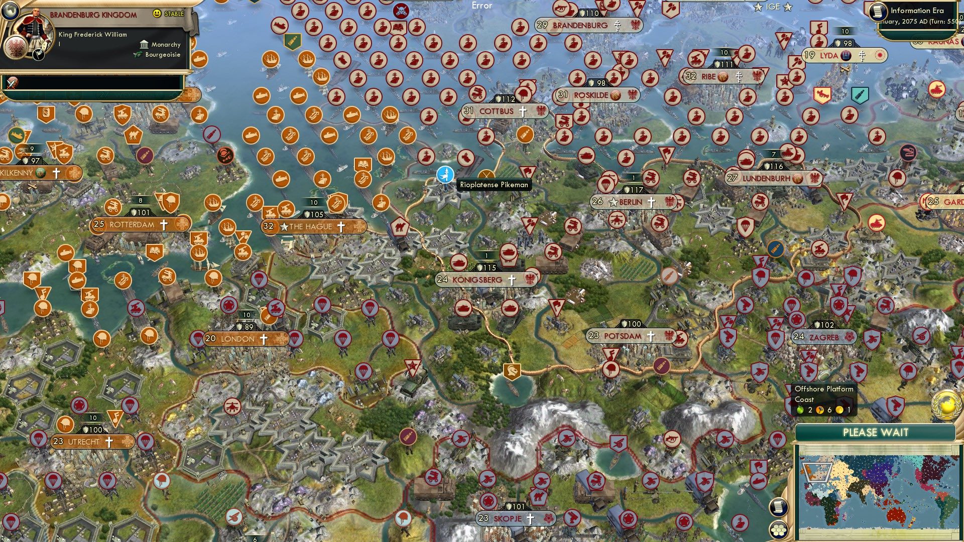 CBR In-Game Screenshot of mfw yugoslav army vacations in france