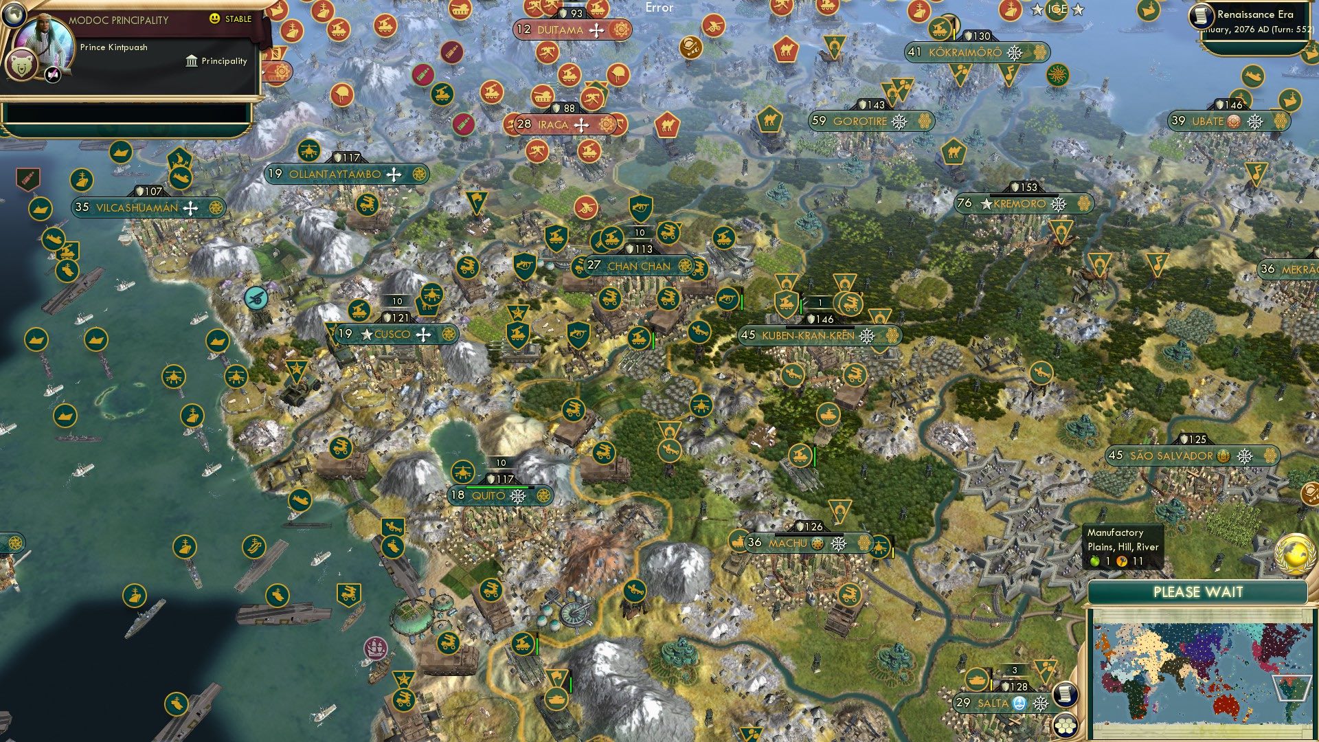 CBR In-Game Screenshot of A bleak sight