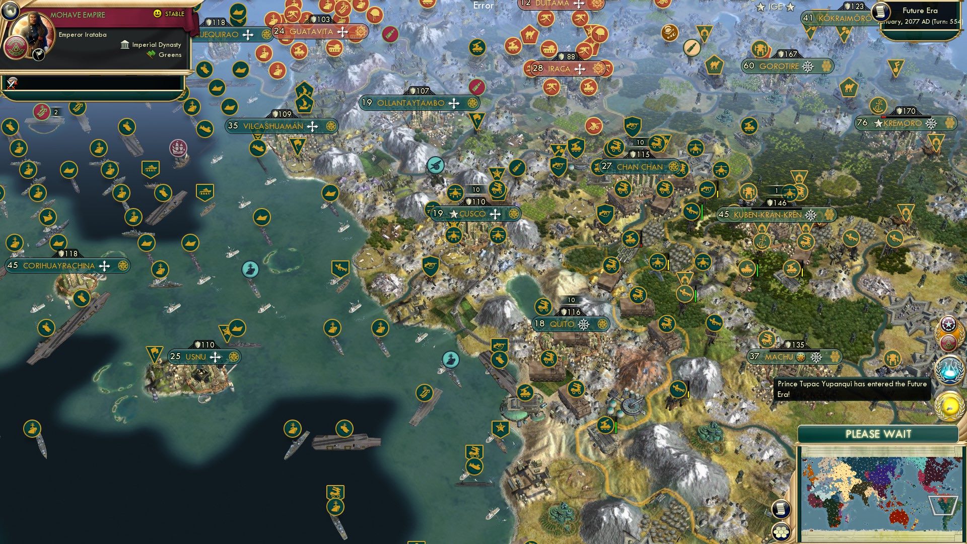 CBR In-Game Screenshot of I think we can agree, the past is over