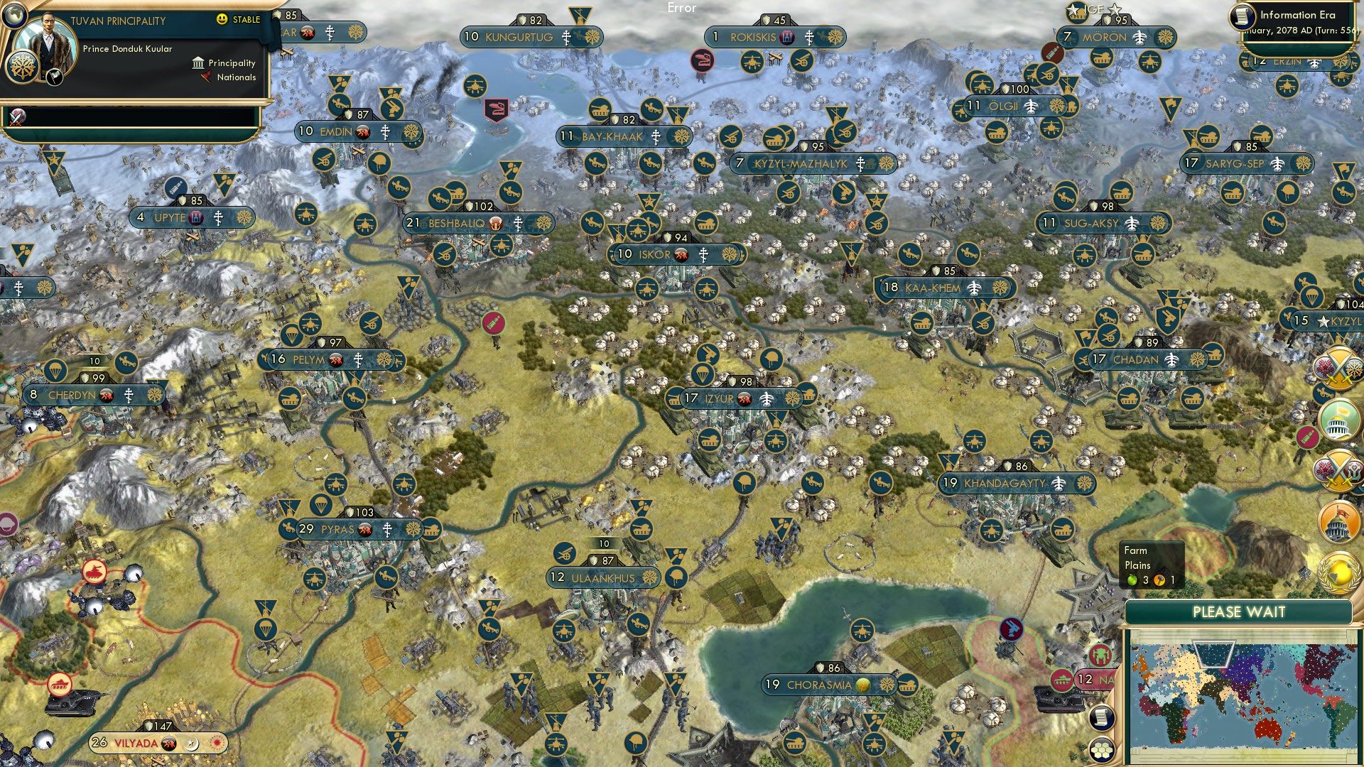 CBR In-Game Screenshot of A healthy civ!