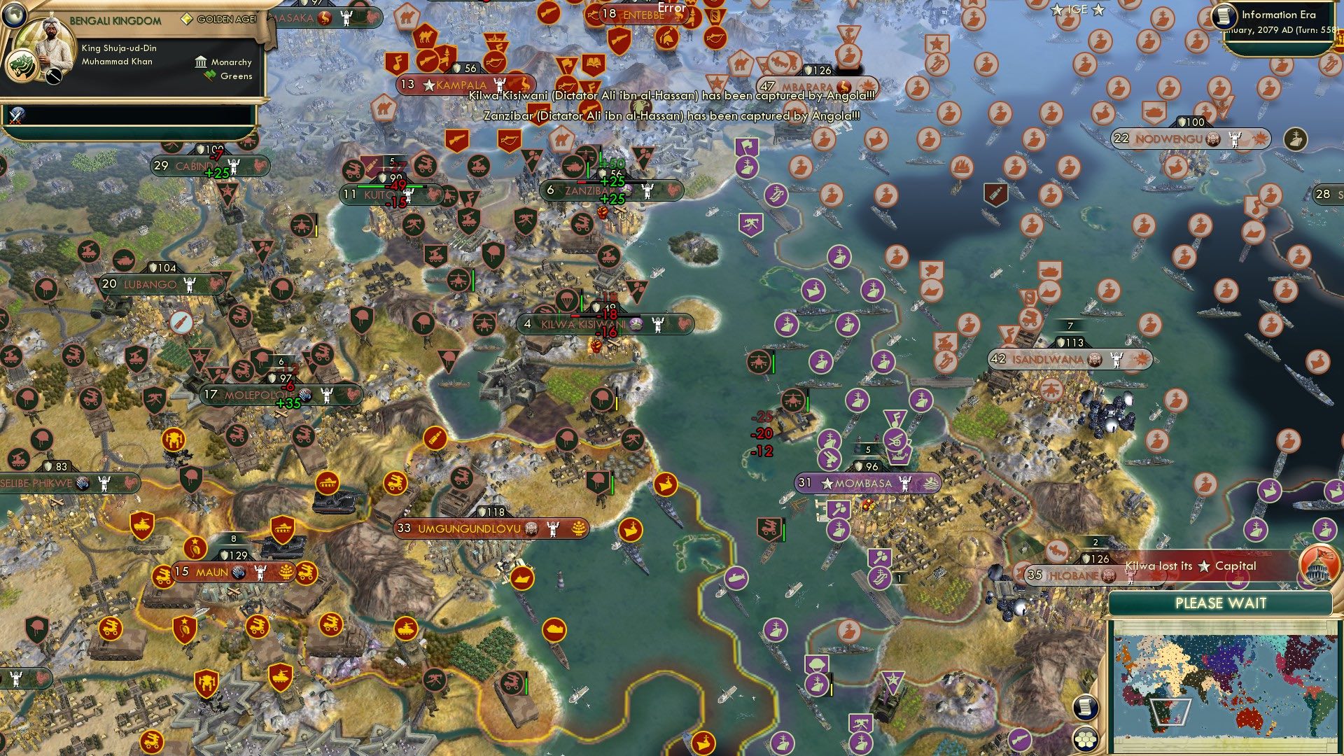 CBR In-Game Screenshot of Cowardice takes hold!