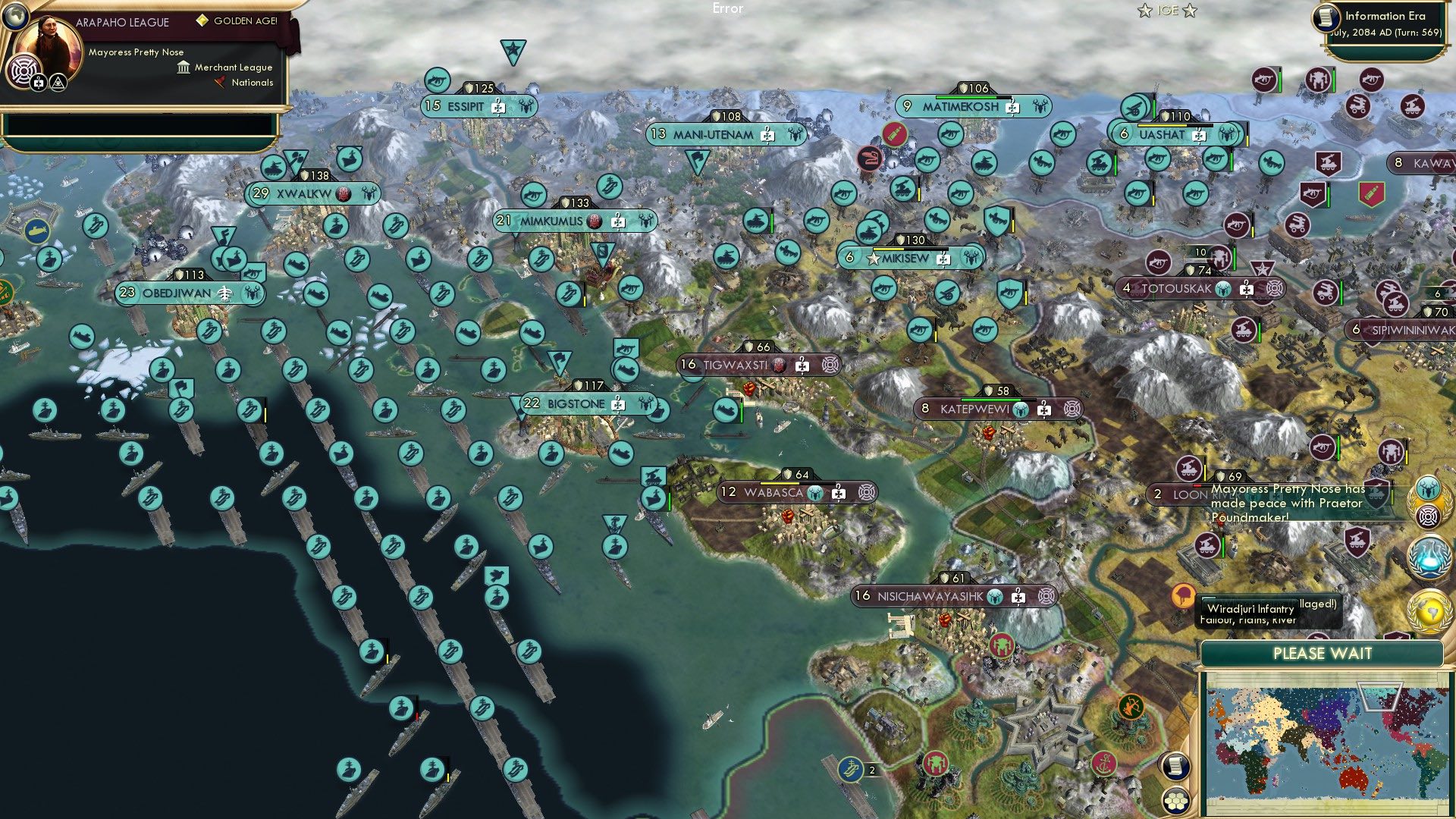 CBR In-Game Screenshot of Pretty Nose's Mountainous Takeover