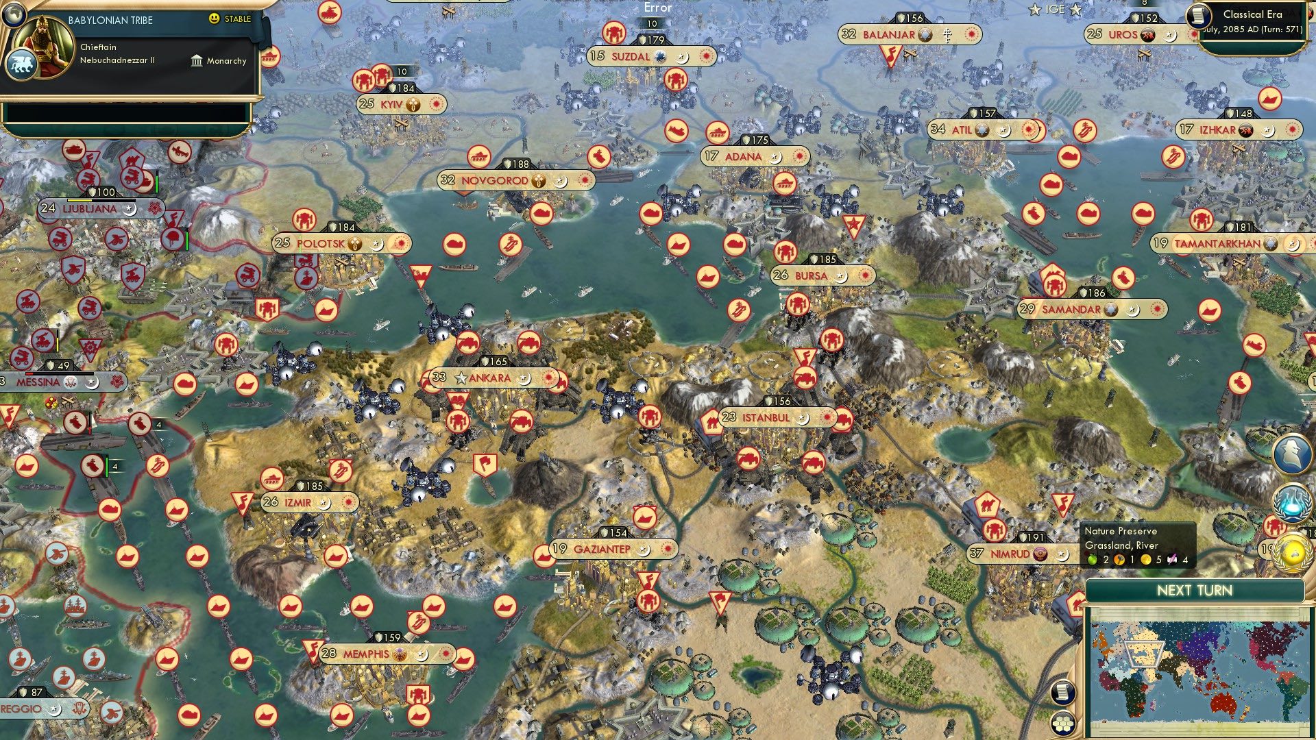 CBR In-Game Screenshot of The Mighty (but Maybe Overrated) #1