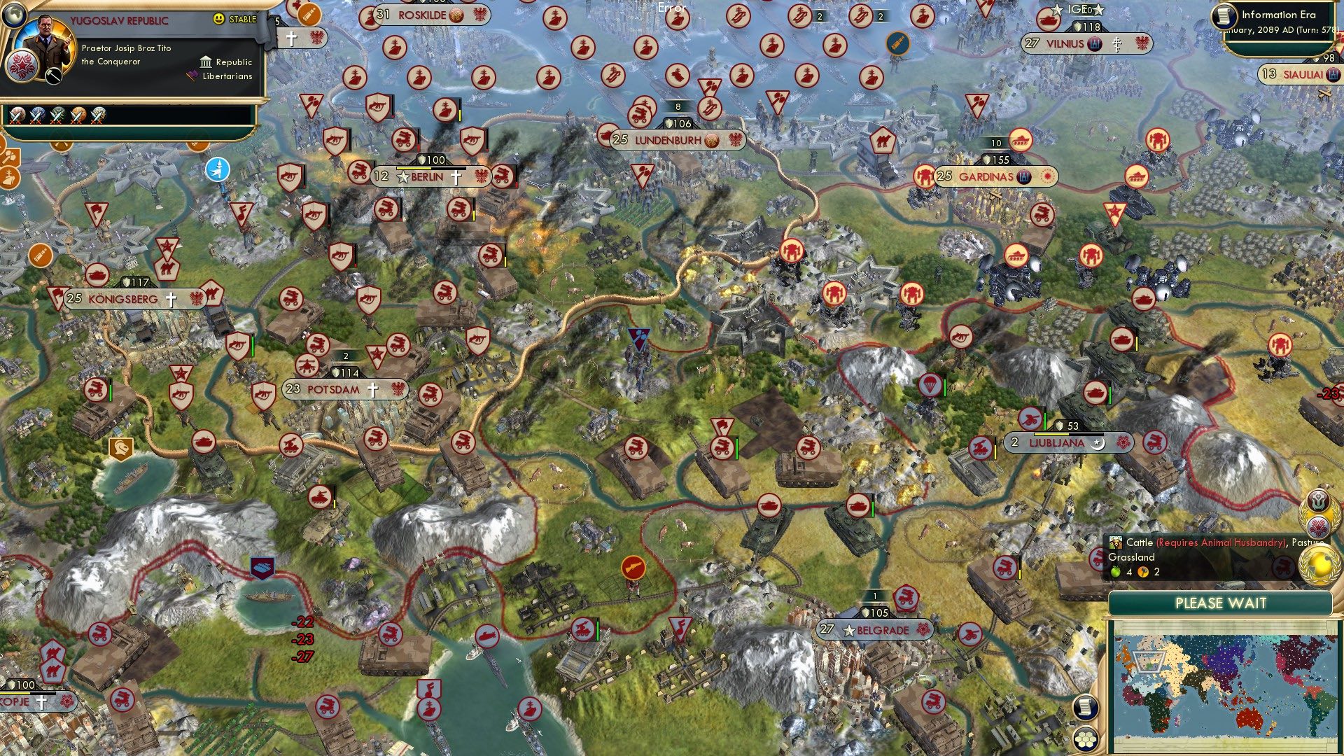 CBR In-Game Screenshot of Farewell to Zagreb