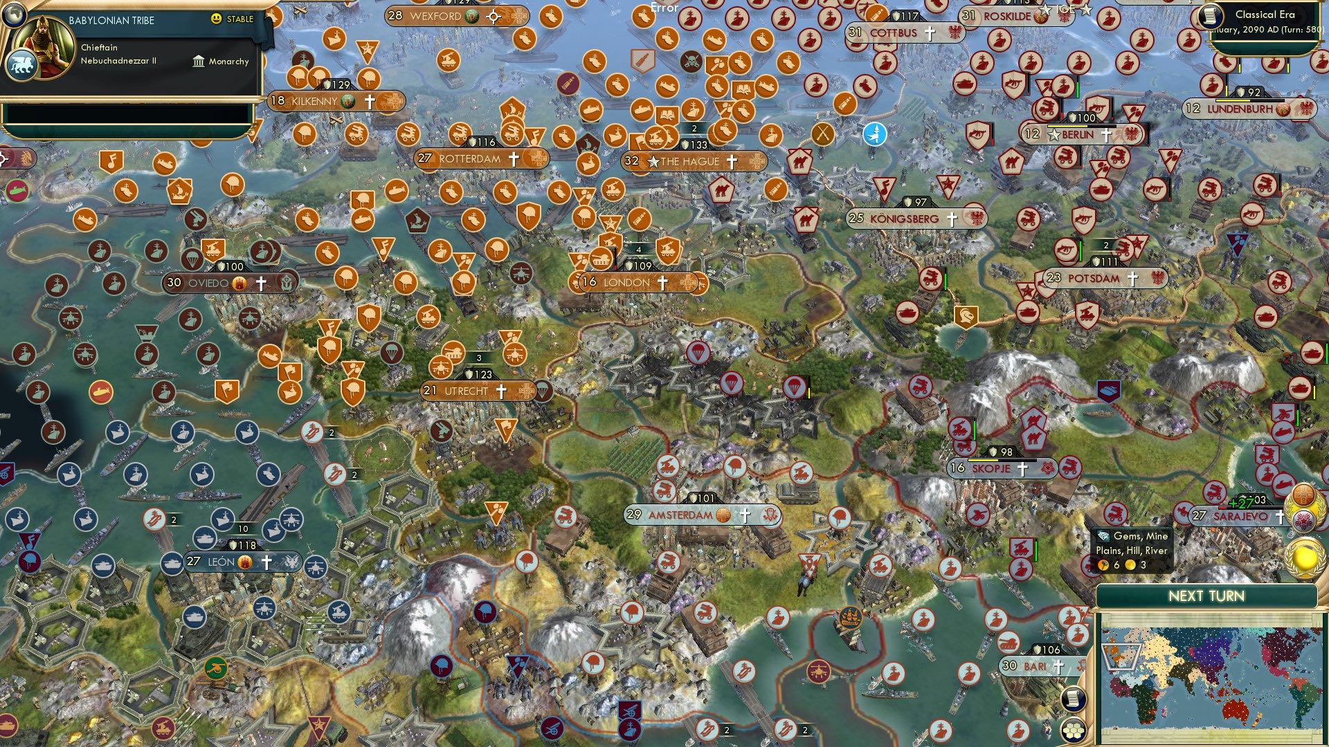 CBR In-Game Screenshot of Peace at Last: Skopje Spared