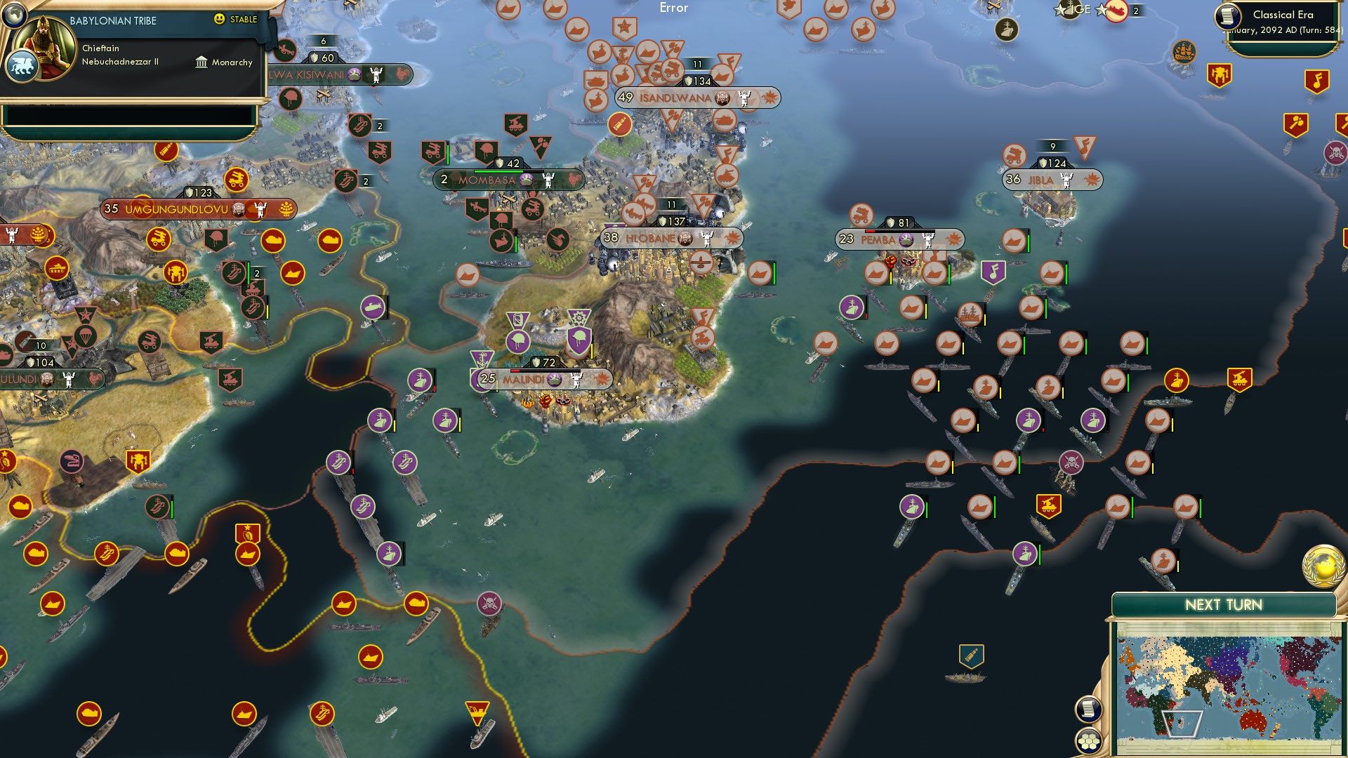 CBR In-Game Screenshot of Farewell to Kilwa: A Tragic Tale of Conquest and Conflagration in the Swahili Coast