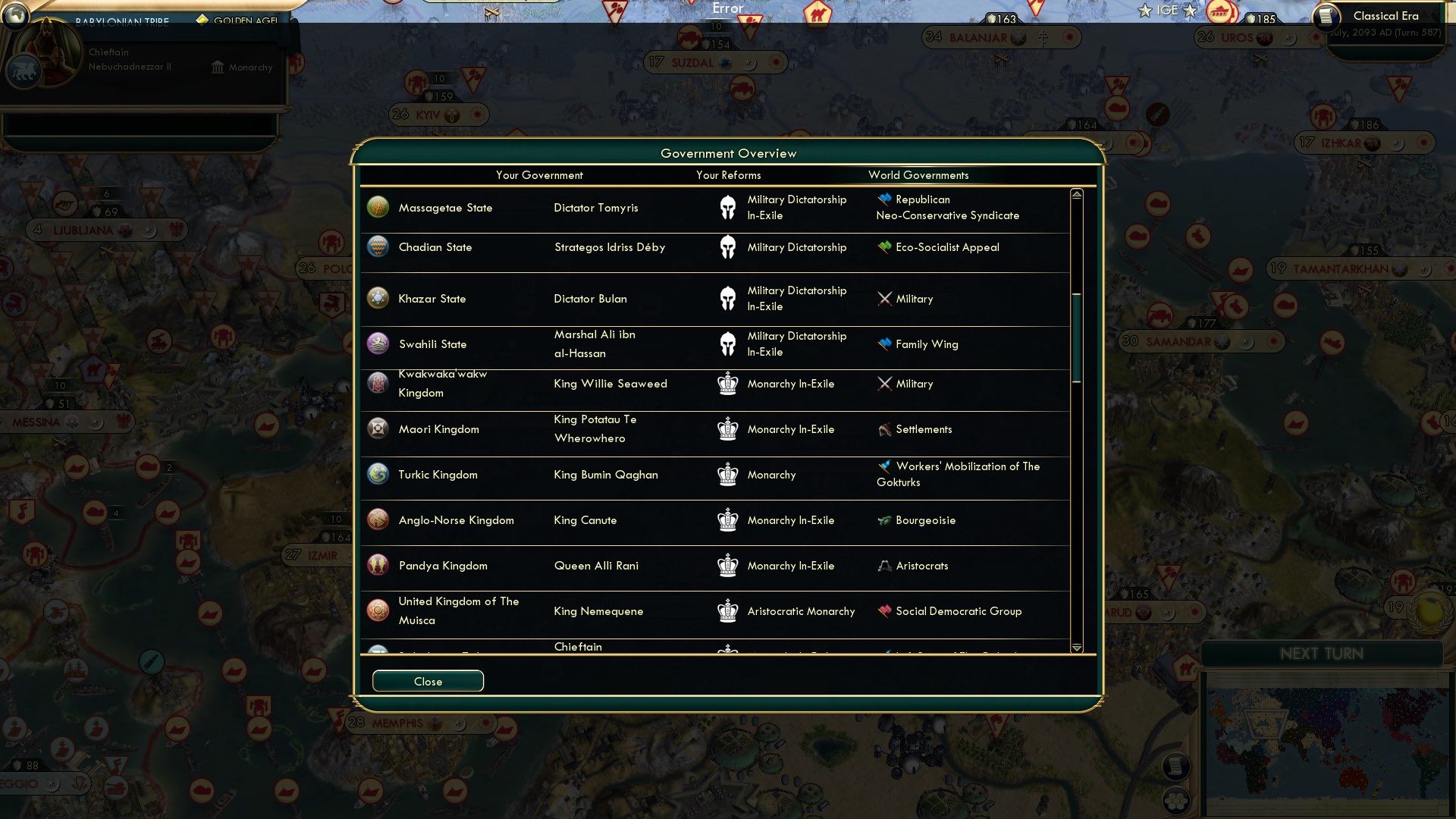 CBR In-Game Screenshot of Ok, apologies for the misunderstanding. How about “Introducing the Hilarious Hierarchy”