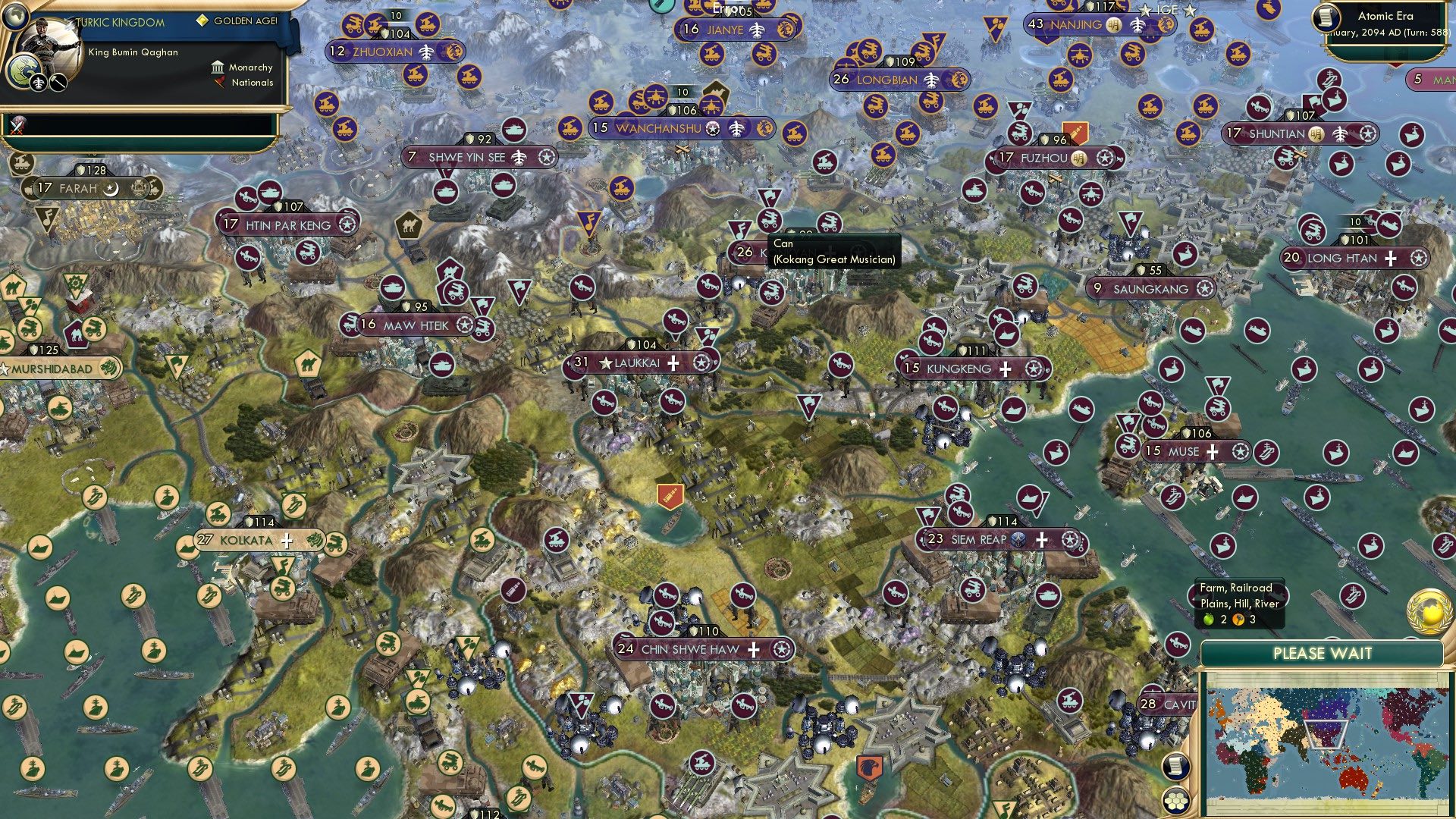 CBR In-Game Screenshot of Kokang Rocks the World!