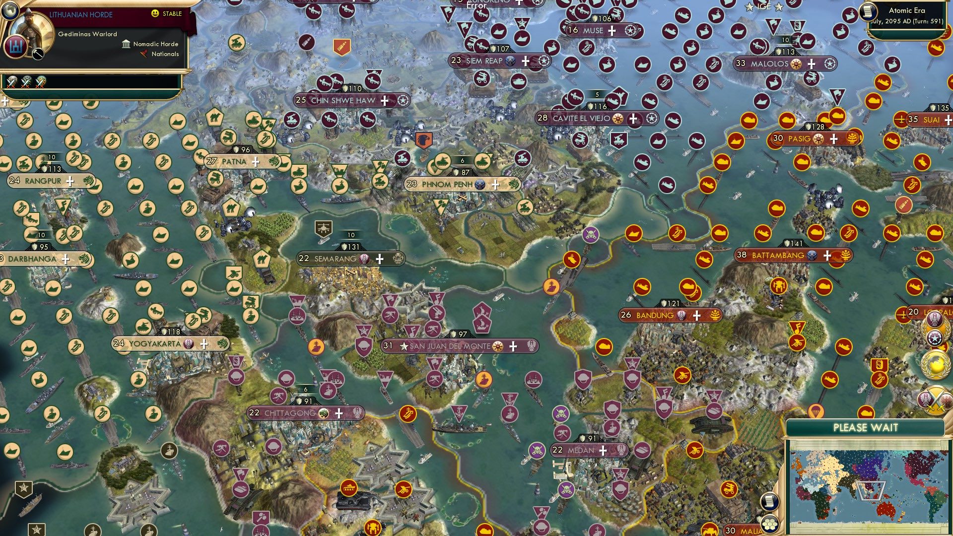 CBR In-Game Screenshot of The Dance of Irrelevant Wars