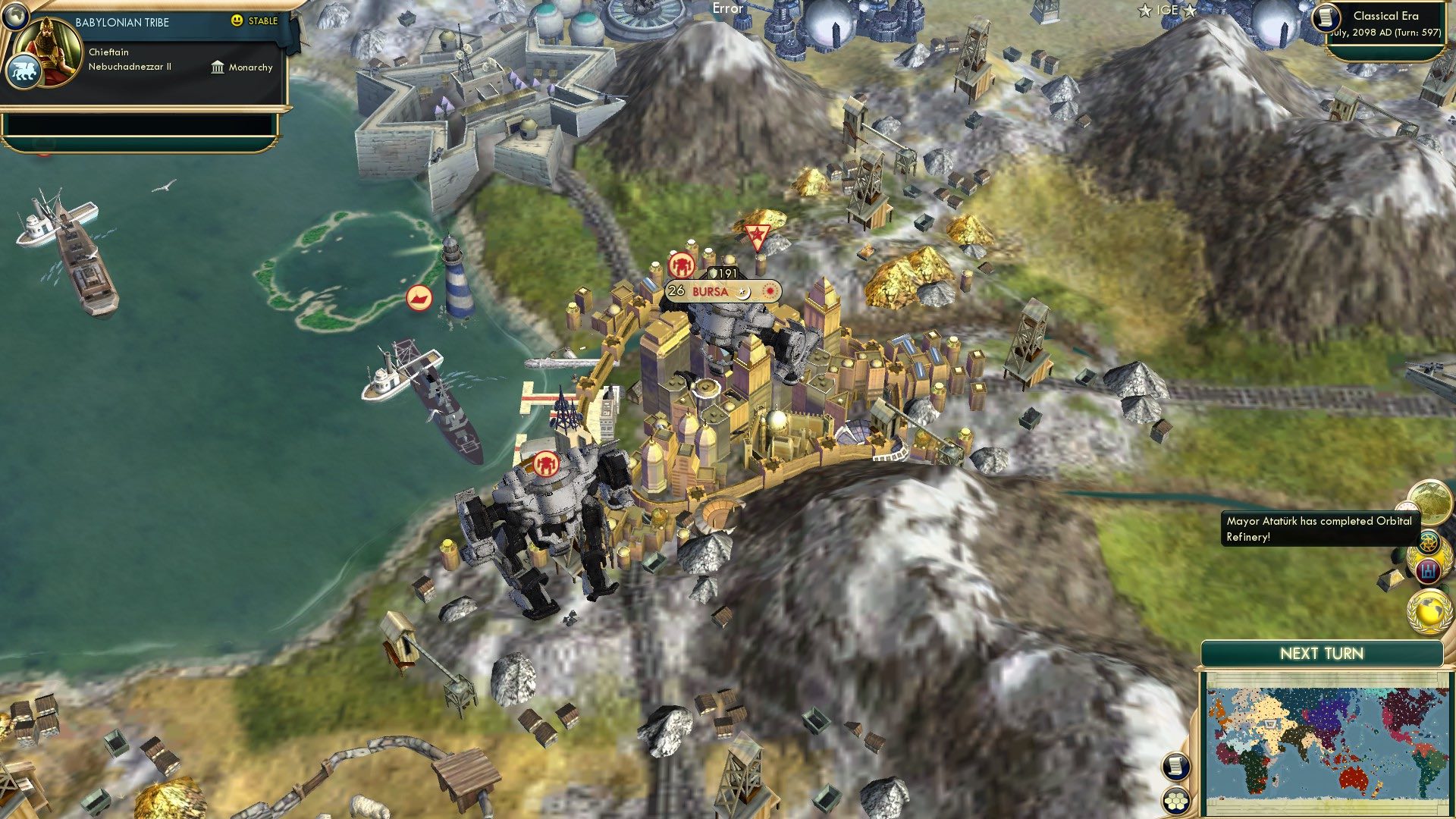 CBR In-Game Screenshot of Turkey Launches Orbital Refinery in Bursa