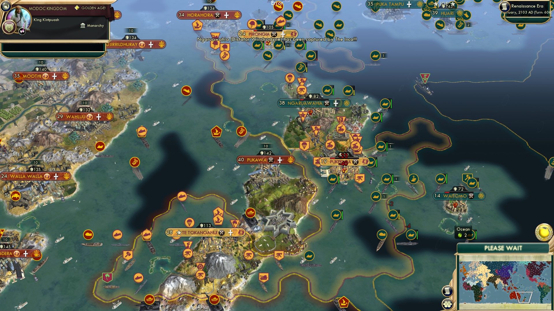 CBR In-Game Screenshot of Inca Blitzkrieg: Ngaruawahia Falls