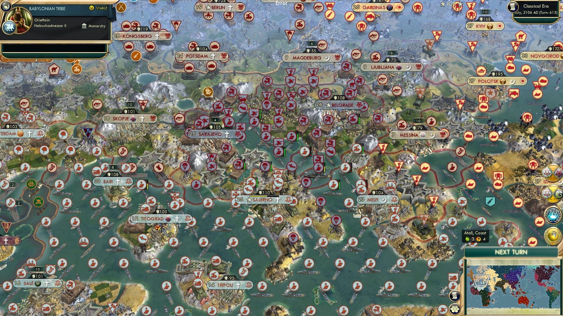 CBR In-Game Screenshot of Tito's Audacious Gamble