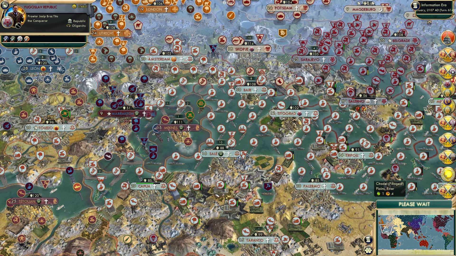 CBR In-Game Screenshot of Tito's Triumph