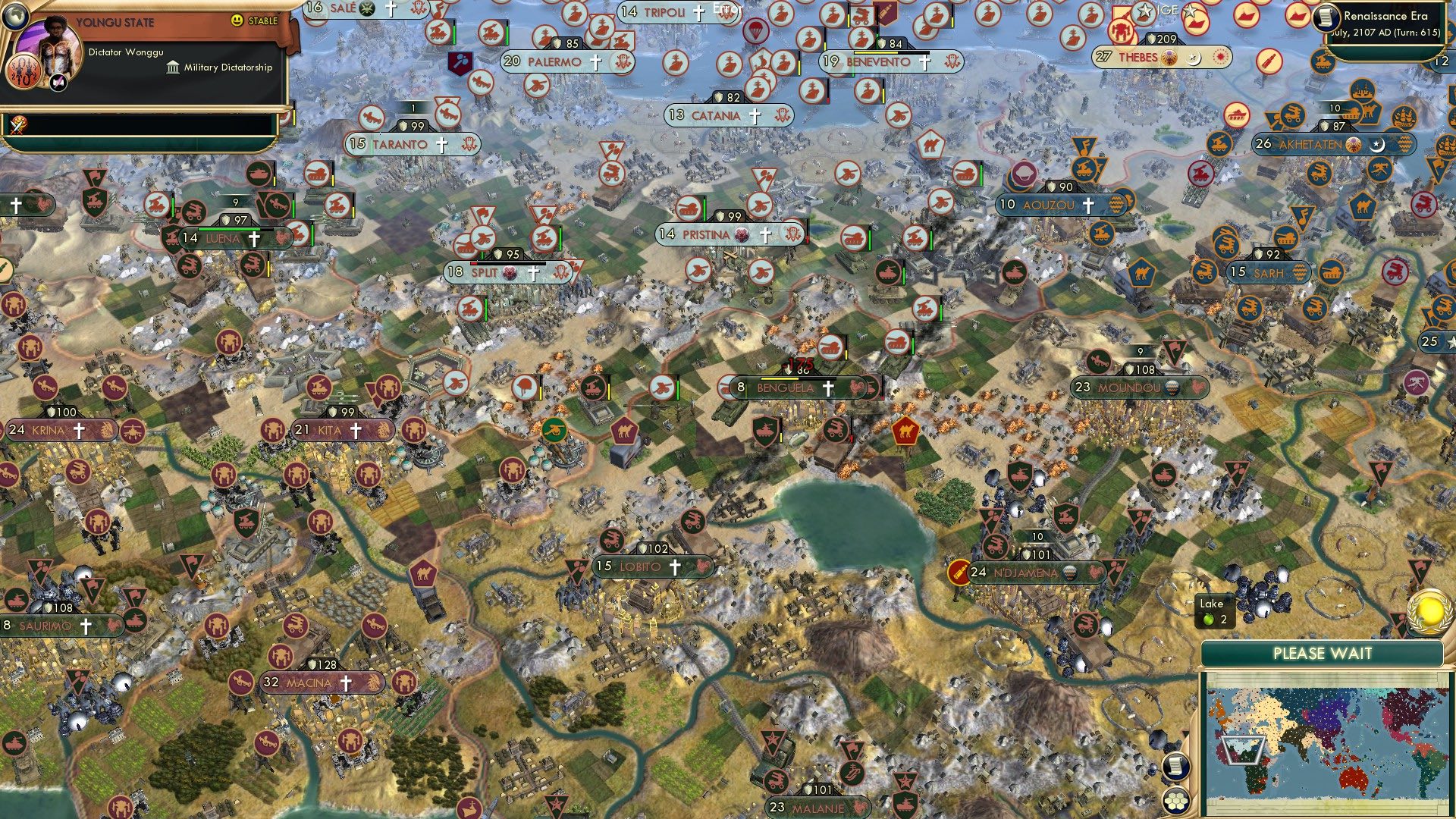 CBR In-Game Screenshot of Angola's Gamble