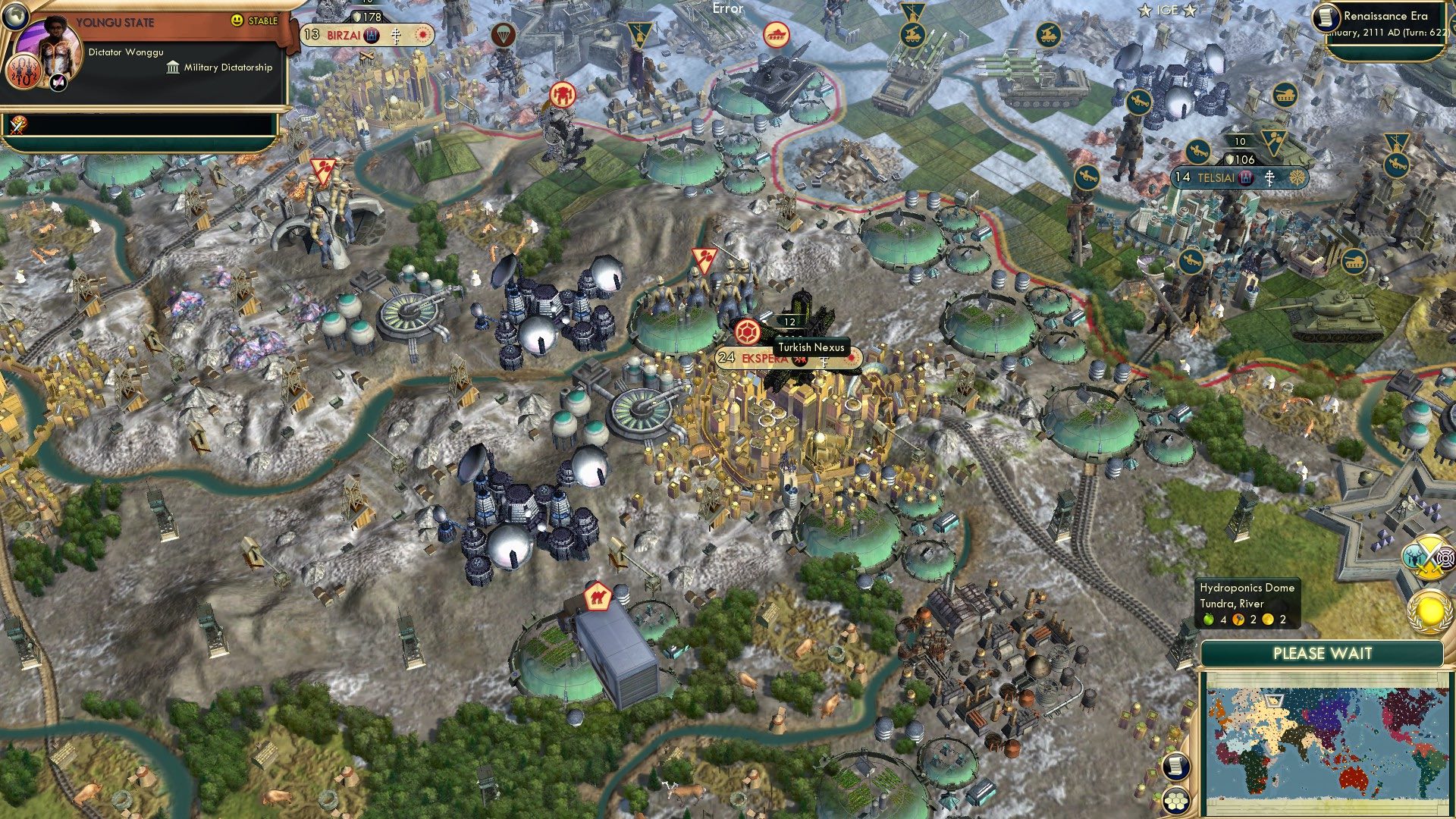CBR In-Game Screenshot of Turkey's Technological Triumph in Tuva's Territory
