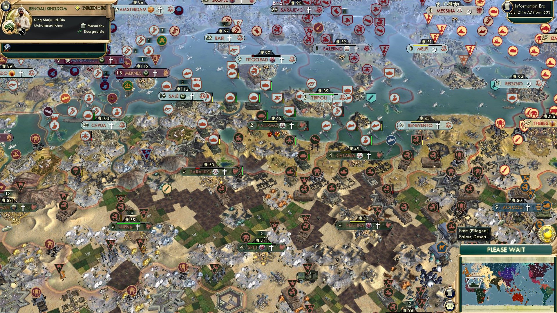 CBR In-Game Screenshot of Italian Pun