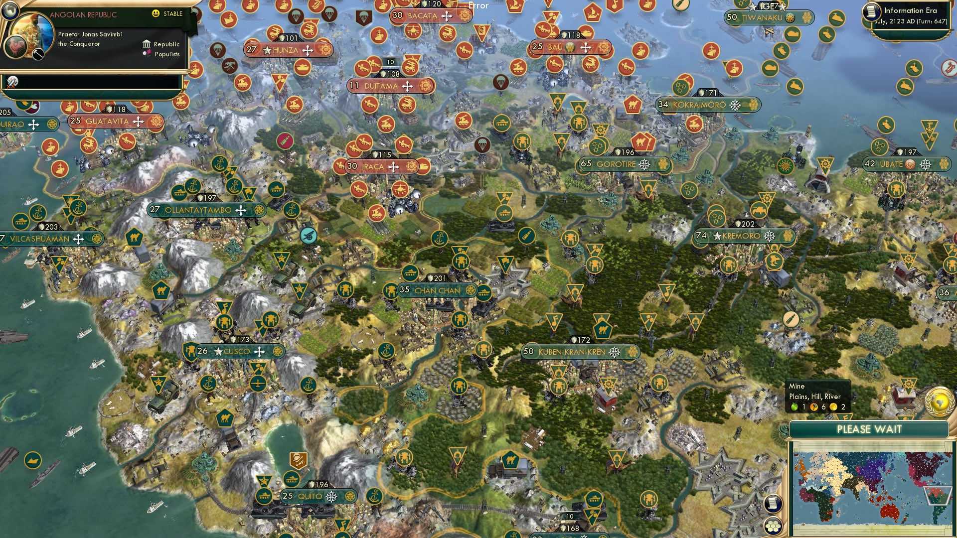 CBR In-Game Screenshot of Jungle Jumble