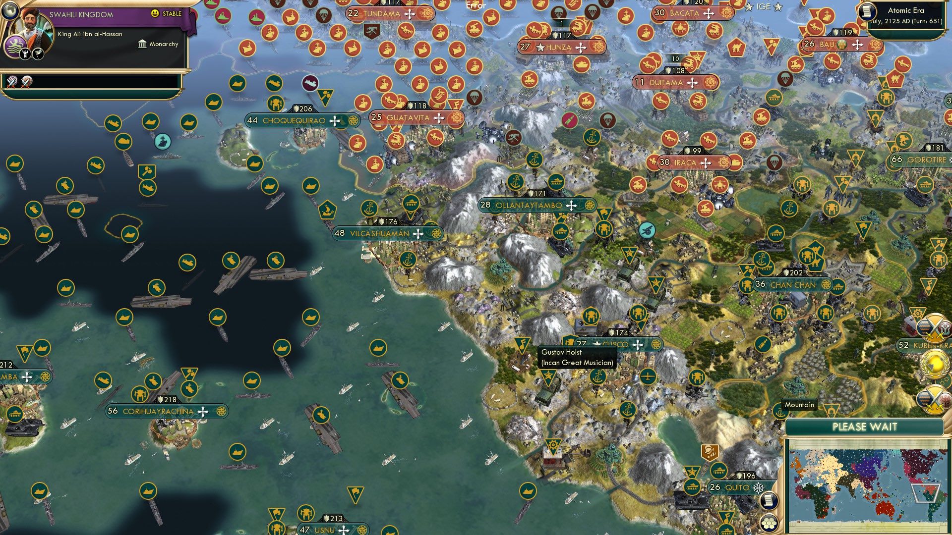 CBR In-Game Screenshot of Incan Orchestras