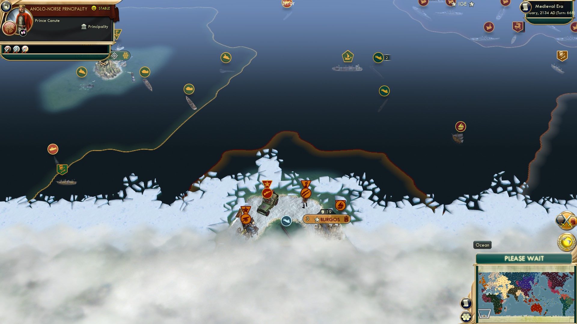 CBR In-Game Screenshot of Antarctic Rise Up!