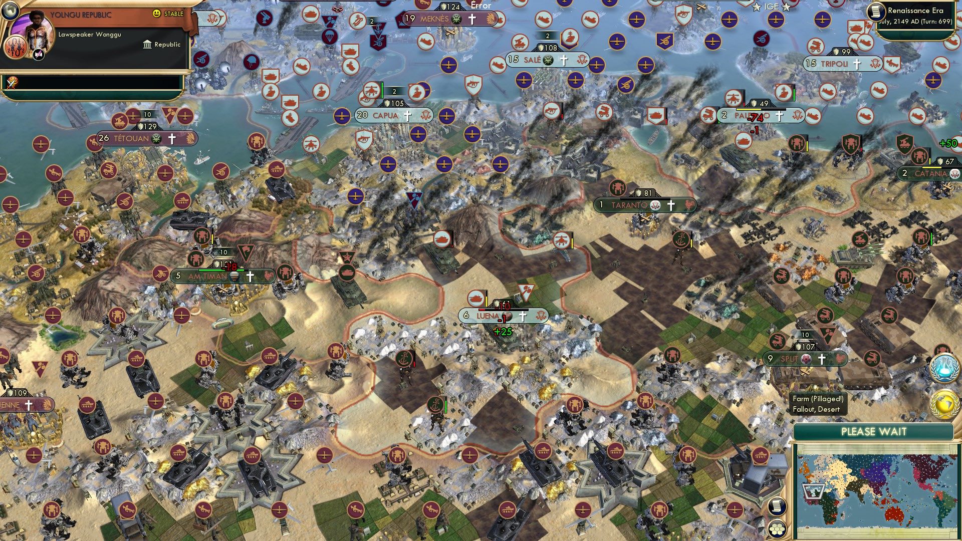 CBR In-Game Screenshot of Luena Lunge