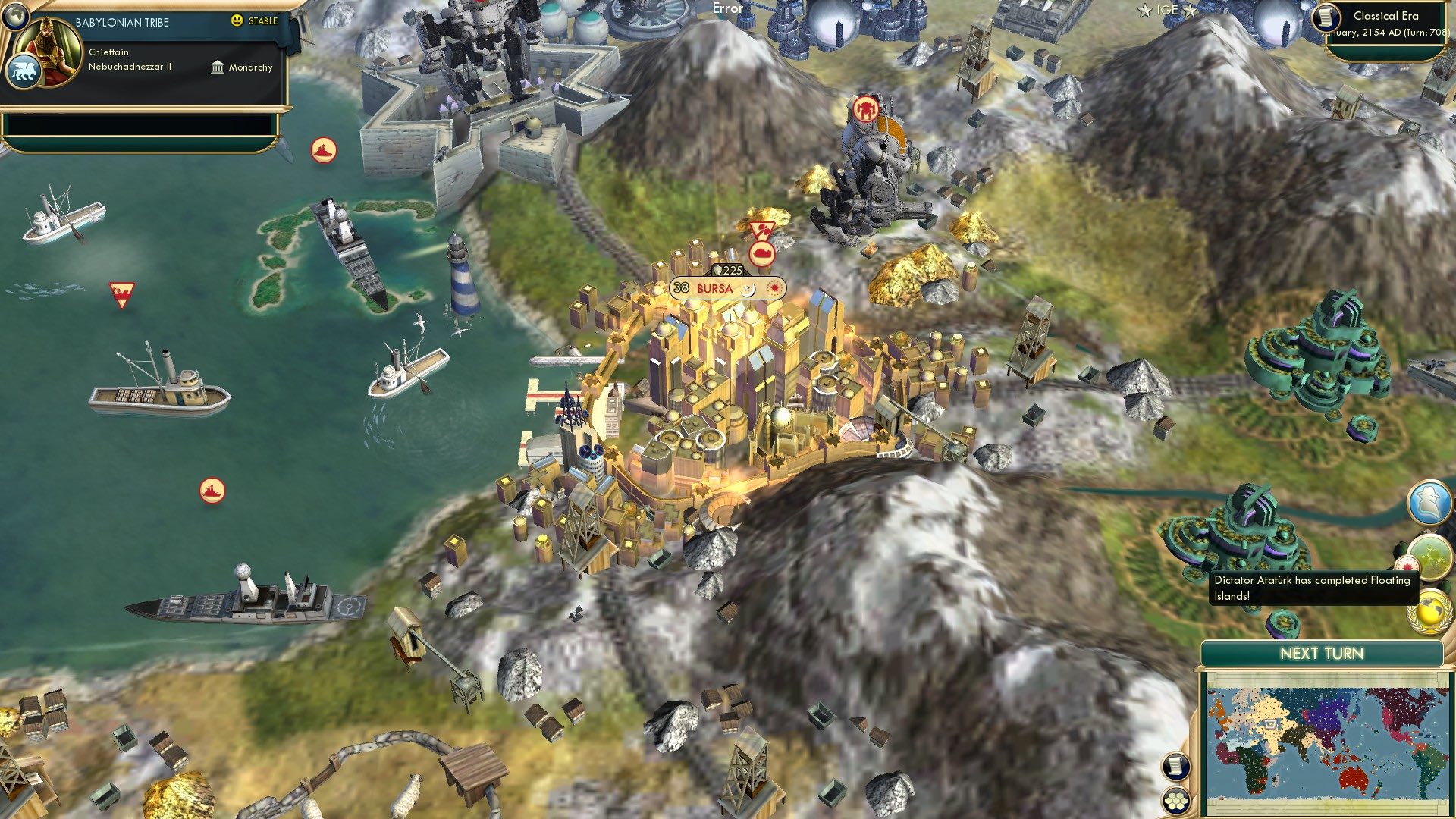 CBR In-Game Screenshot of Floating Islands (As Opposed to Sinking Islands)