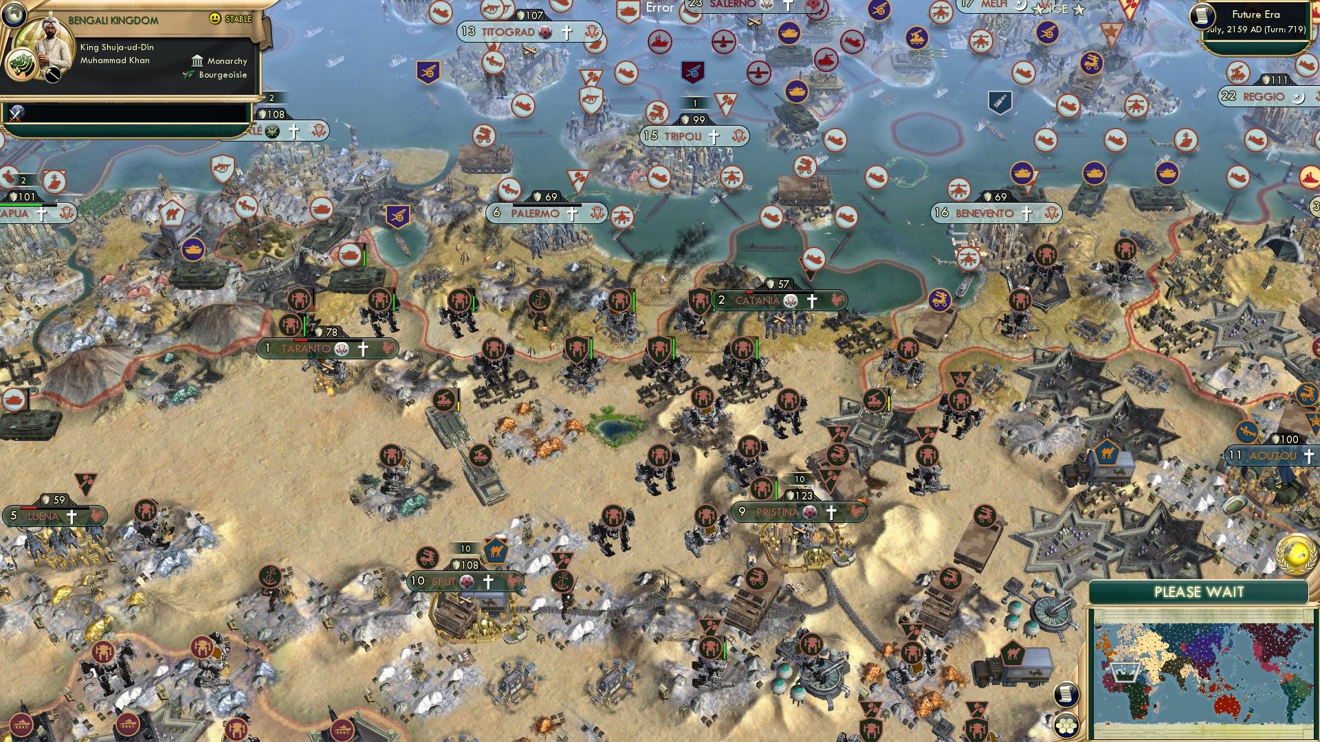 CBR In-Game Screenshot of Normans go green