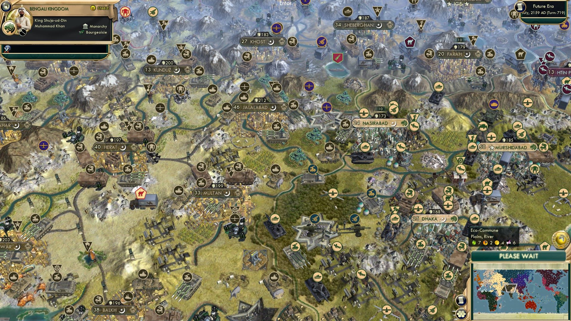 CBR In-Game Screenshot of Indian Sub-Continent Woes