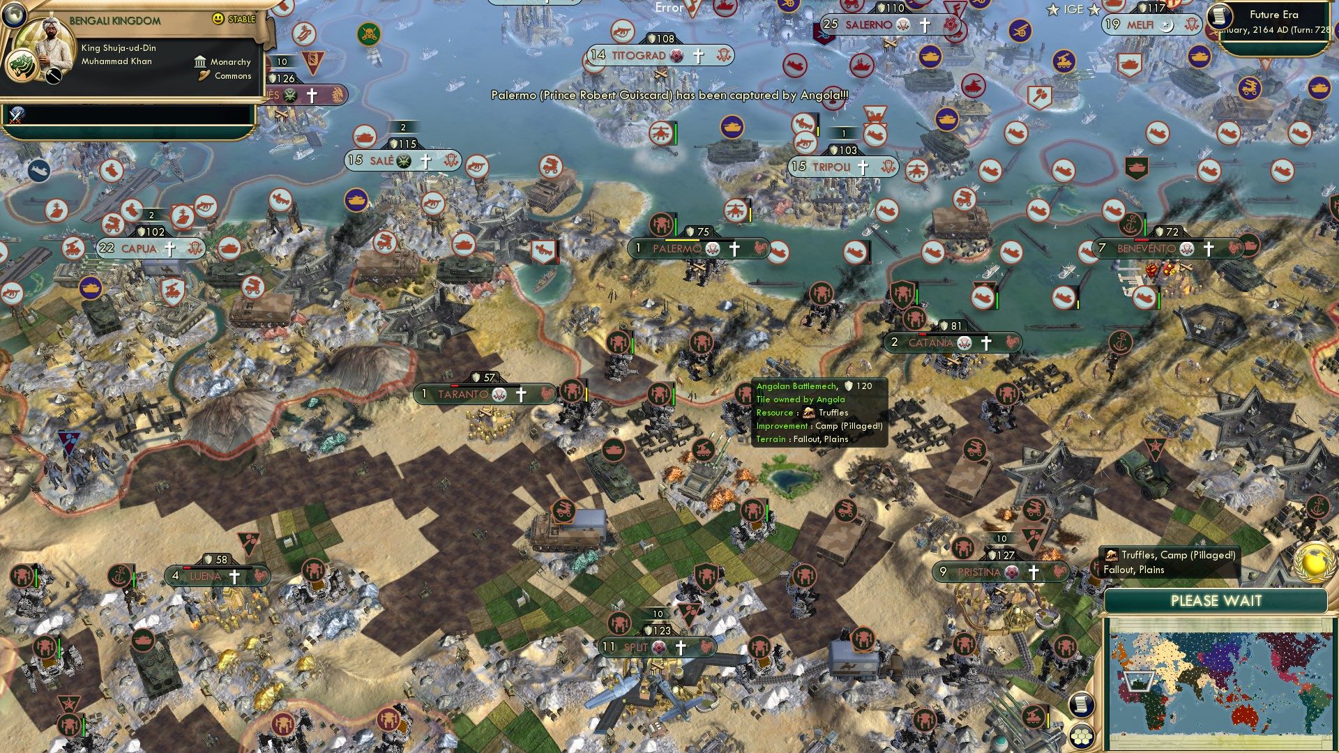 CBR In-Game Screenshot of Savimbi, get in the robot