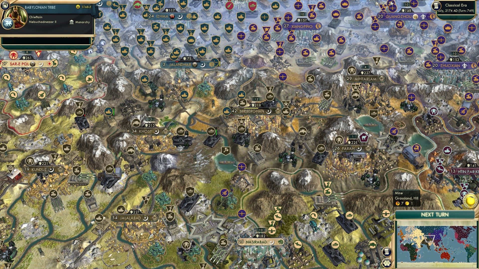 CBR In-Game Screenshot of Here one moment, Ghan the next