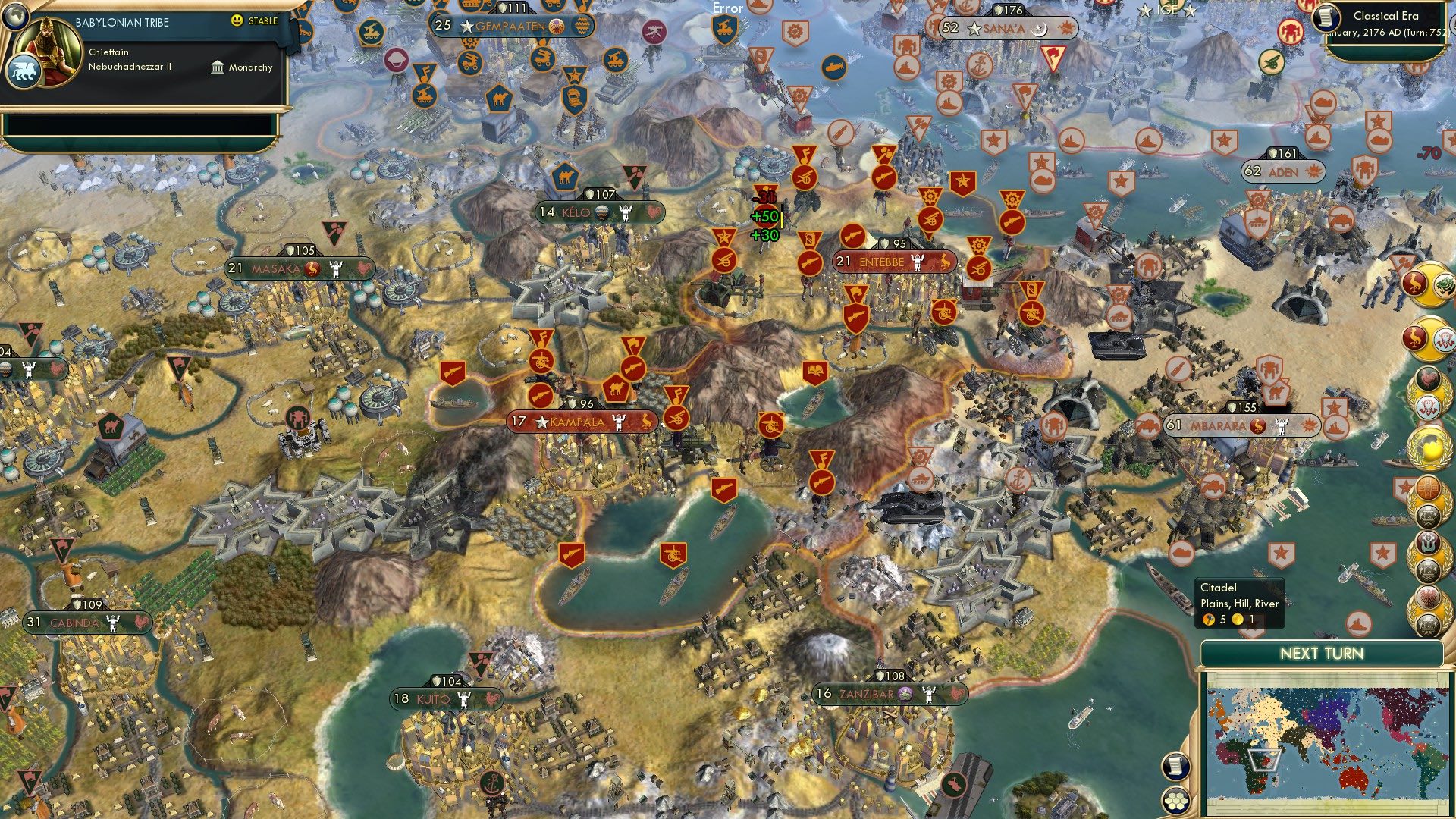 CBR In-Game Screenshot of Chicken Tenders