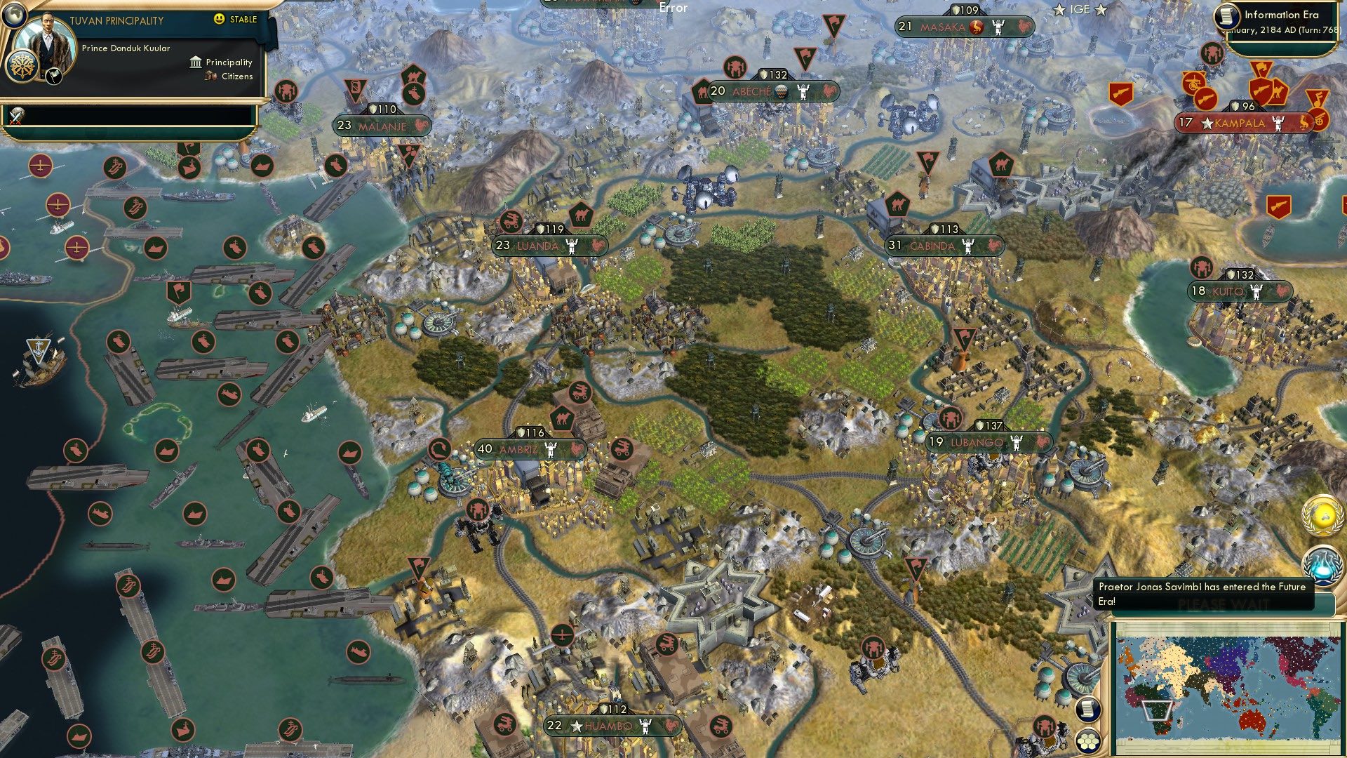 CBR In-Game Screenshot of Running on Empty