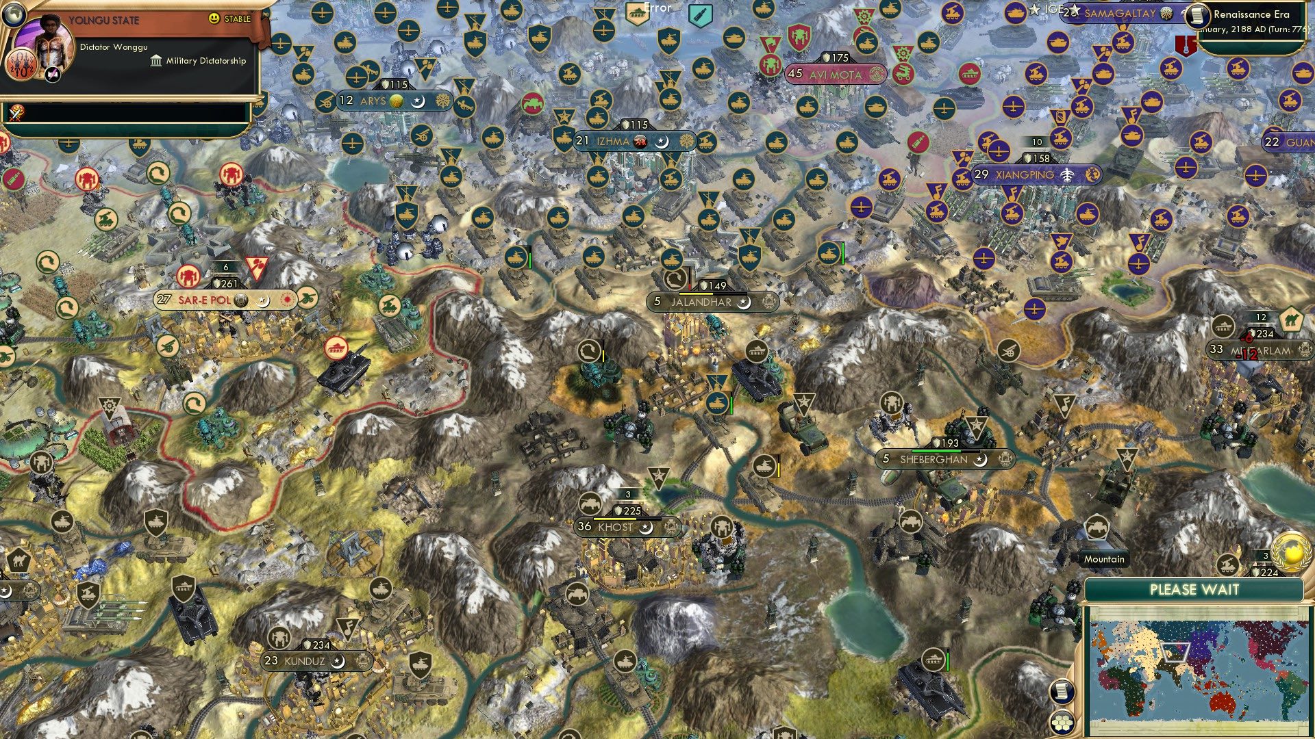 CBR In-Game Screenshot of March, March, Durrani!