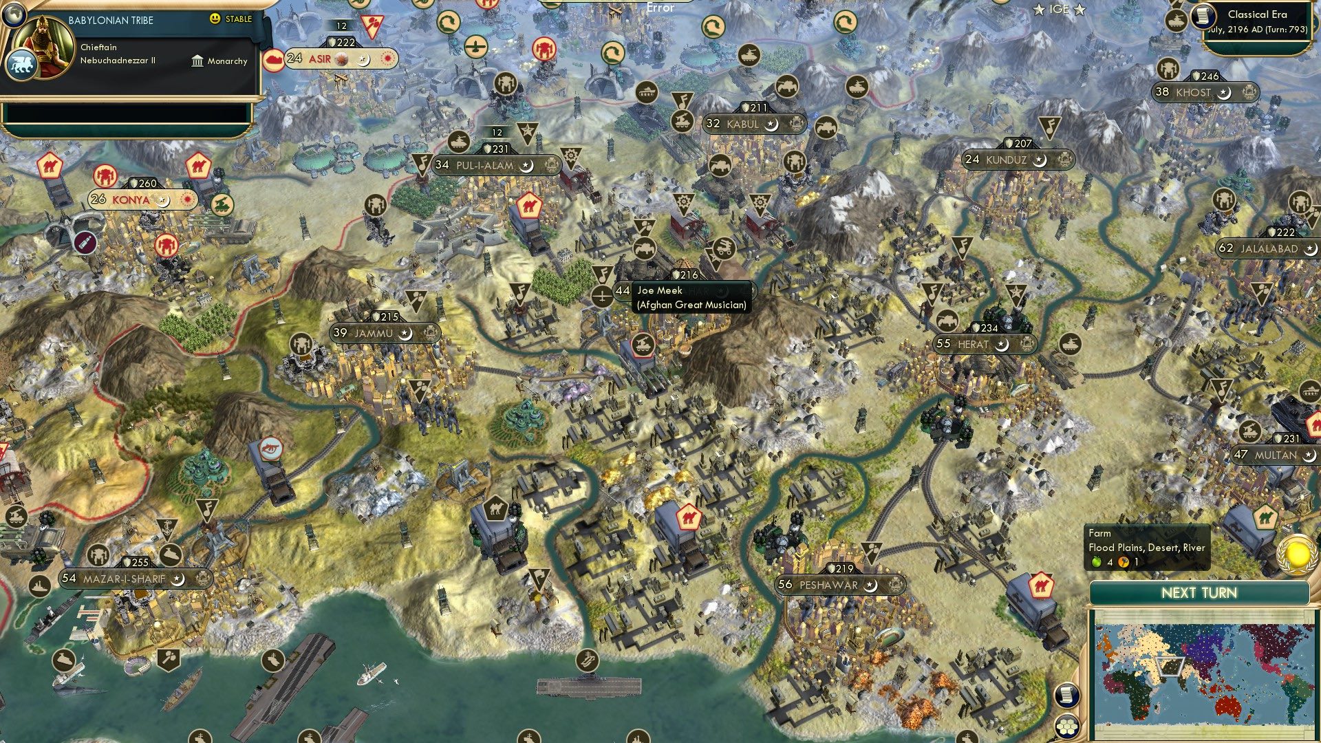 CBR In-Game Screenshot of The Meek shall inherit the Earth