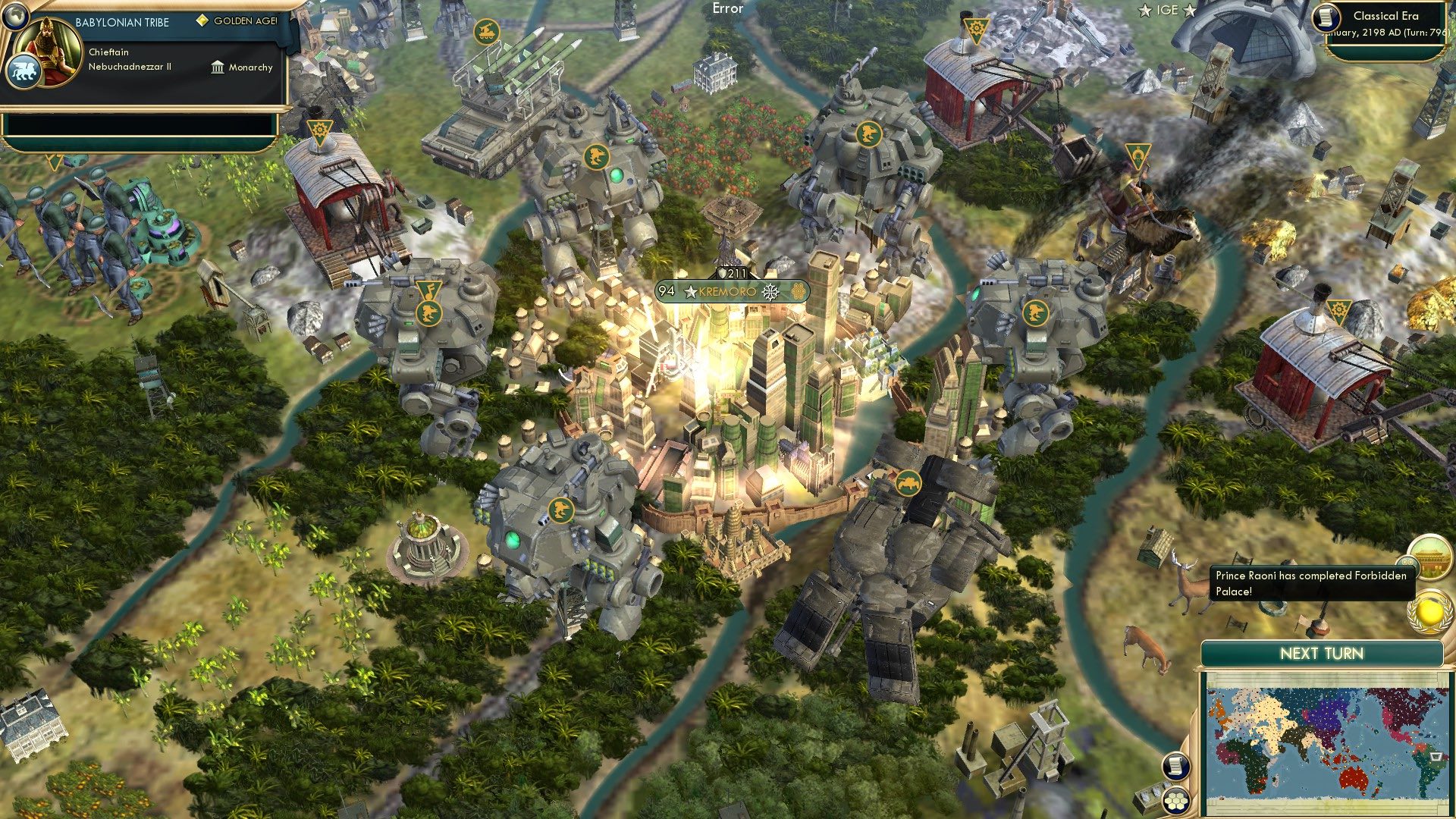 CBR In-Game Screenshot of Forgotten Palace