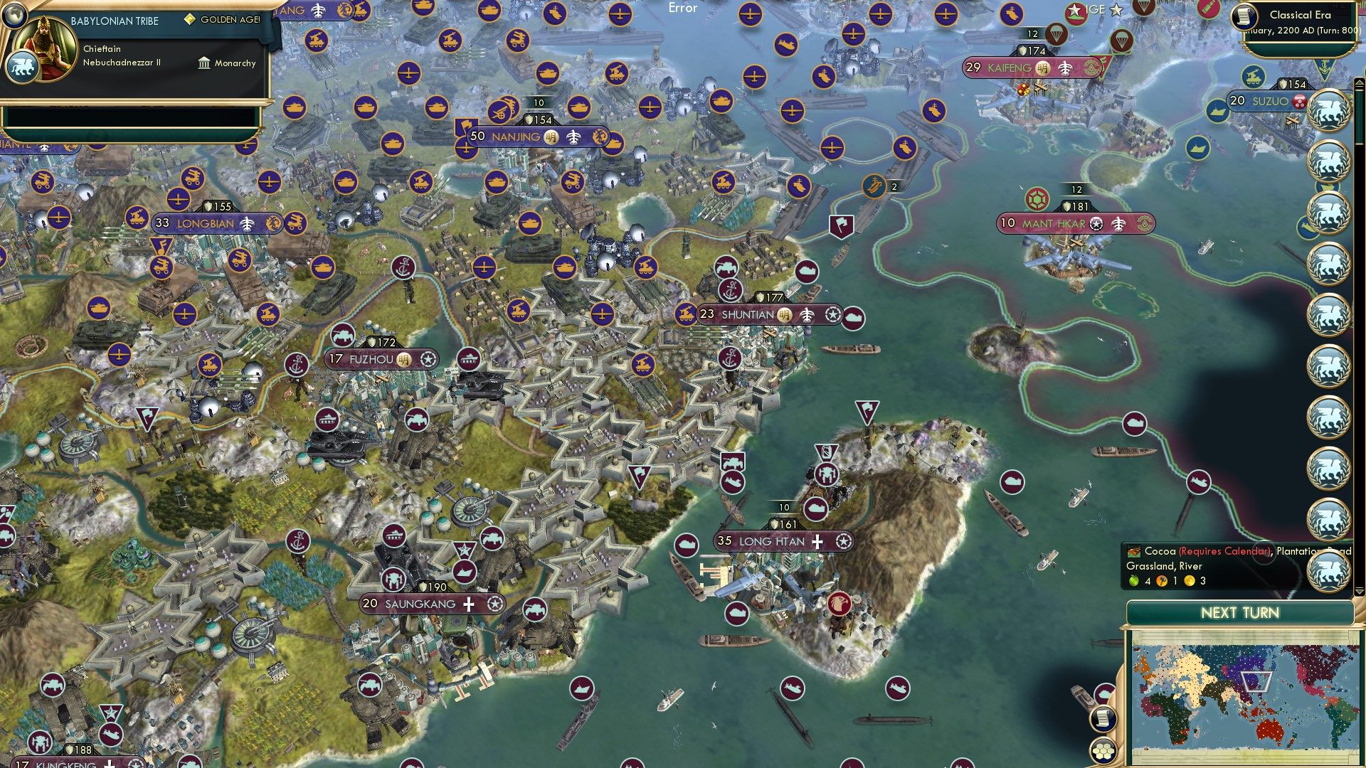 CBR In-Game Screenshot of Southeast China