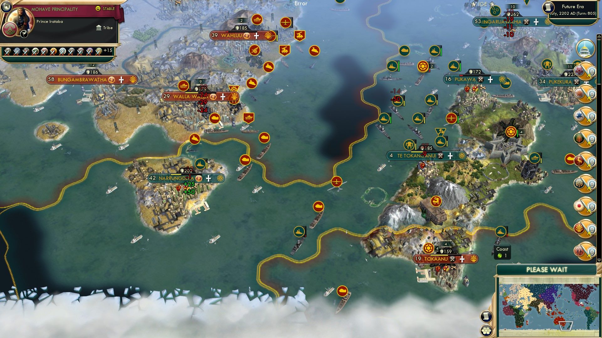 CBR In-Game Screenshot of Timor-Leste finally falling off?