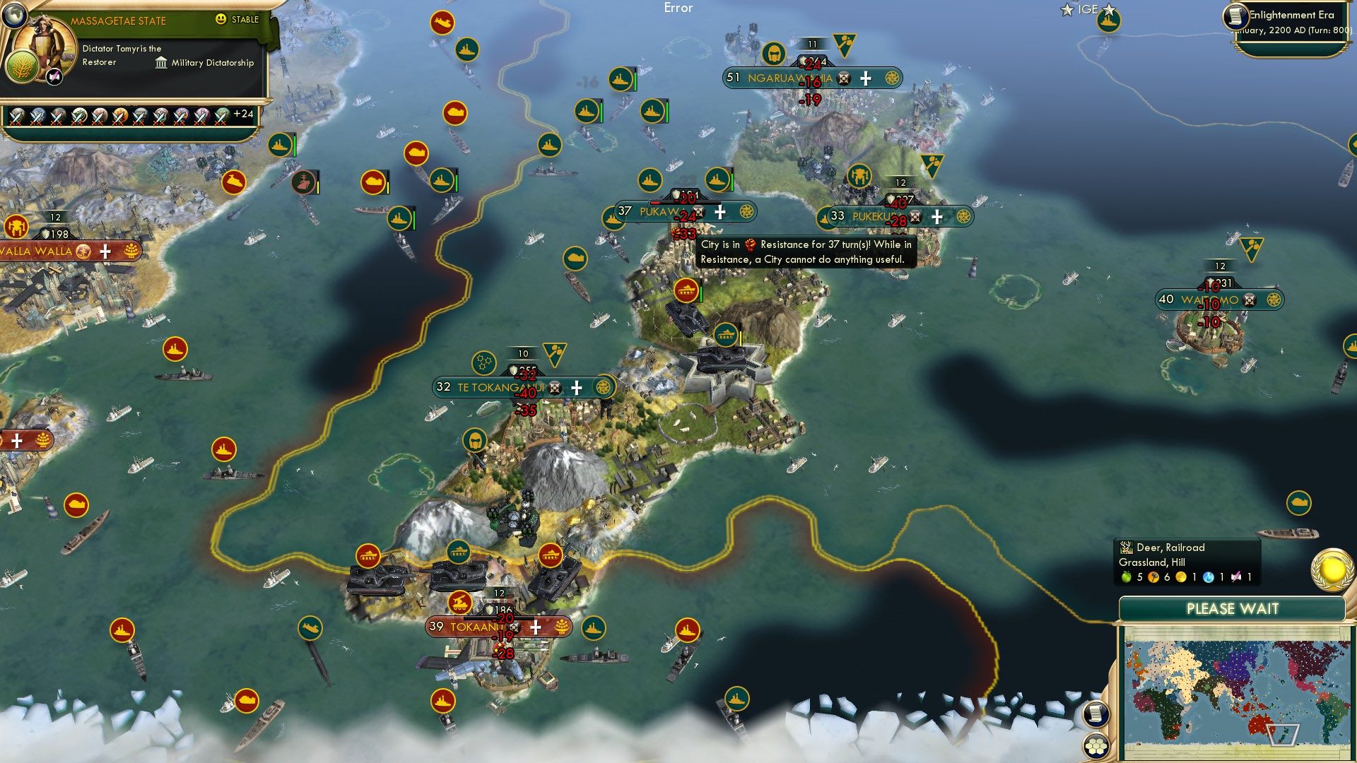 CBR In-Game Screenshot of Island Hopping