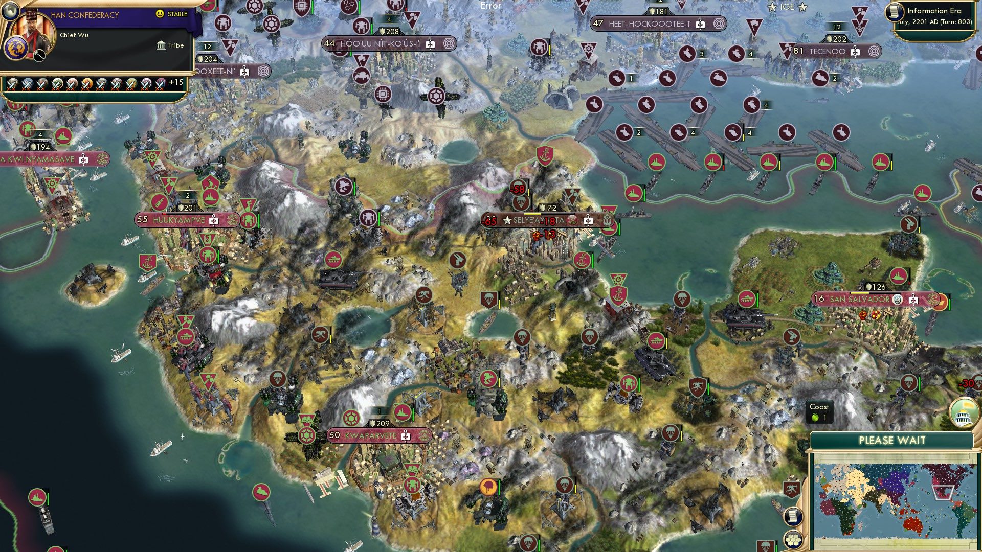 CBR In-Game Screenshot of Greenland in Central America? Sure, why not?