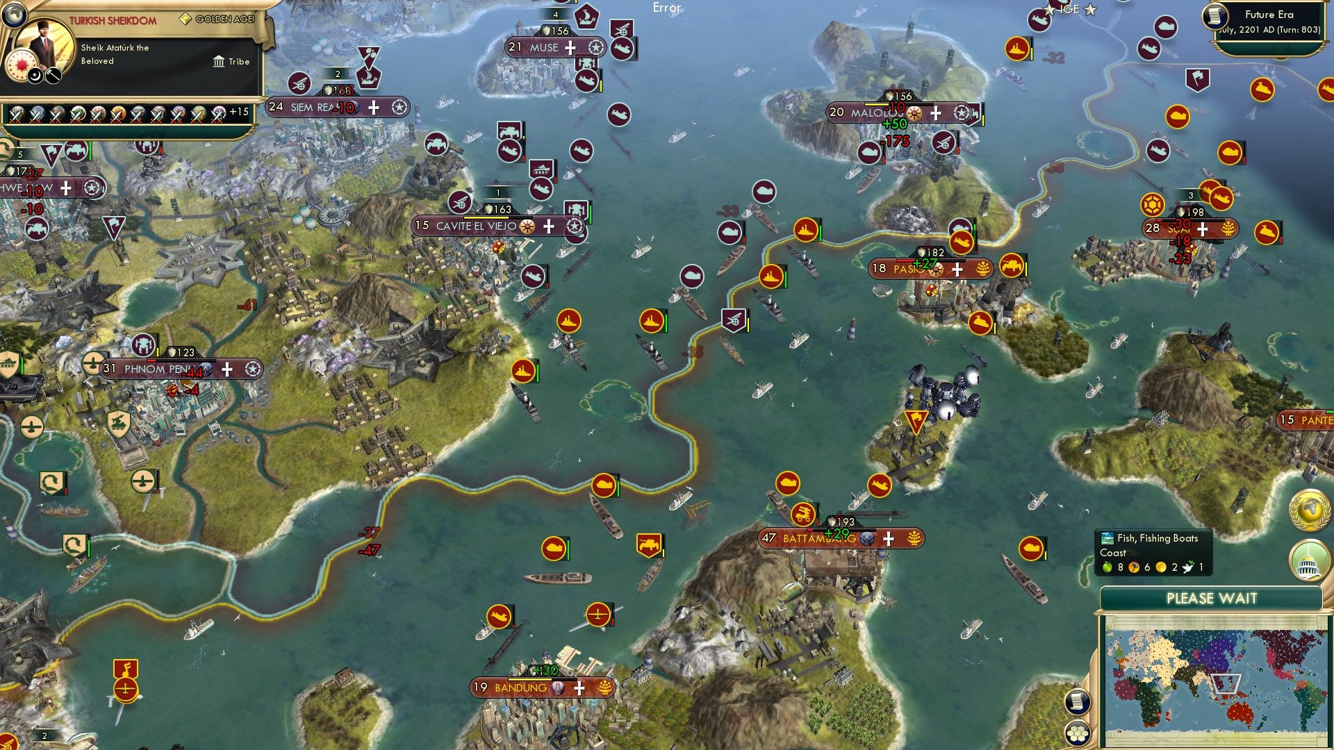 CBR In-Game Screenshot of Shifting fronts…