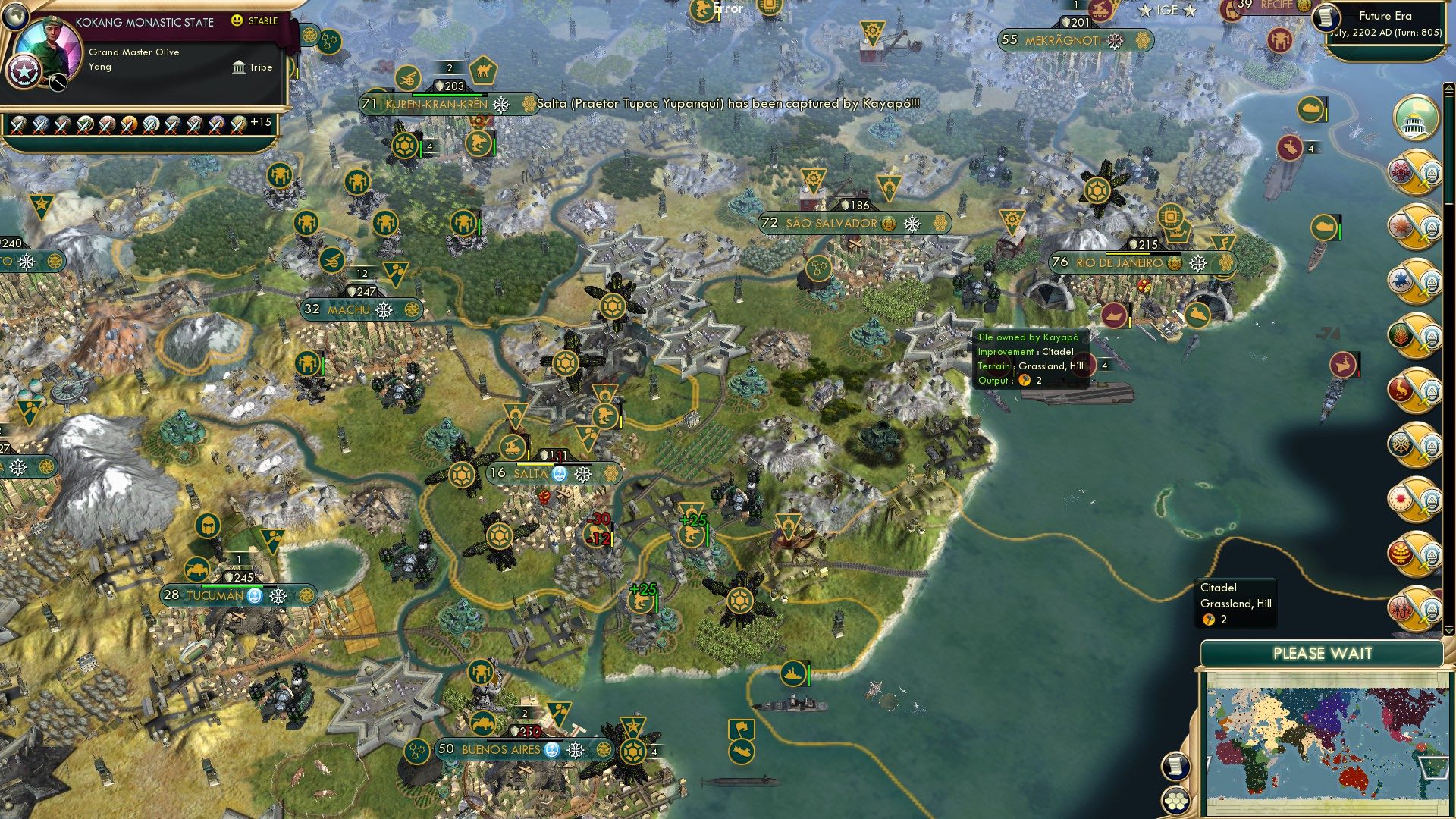 CBR In-Game Screenshot of Reconquista