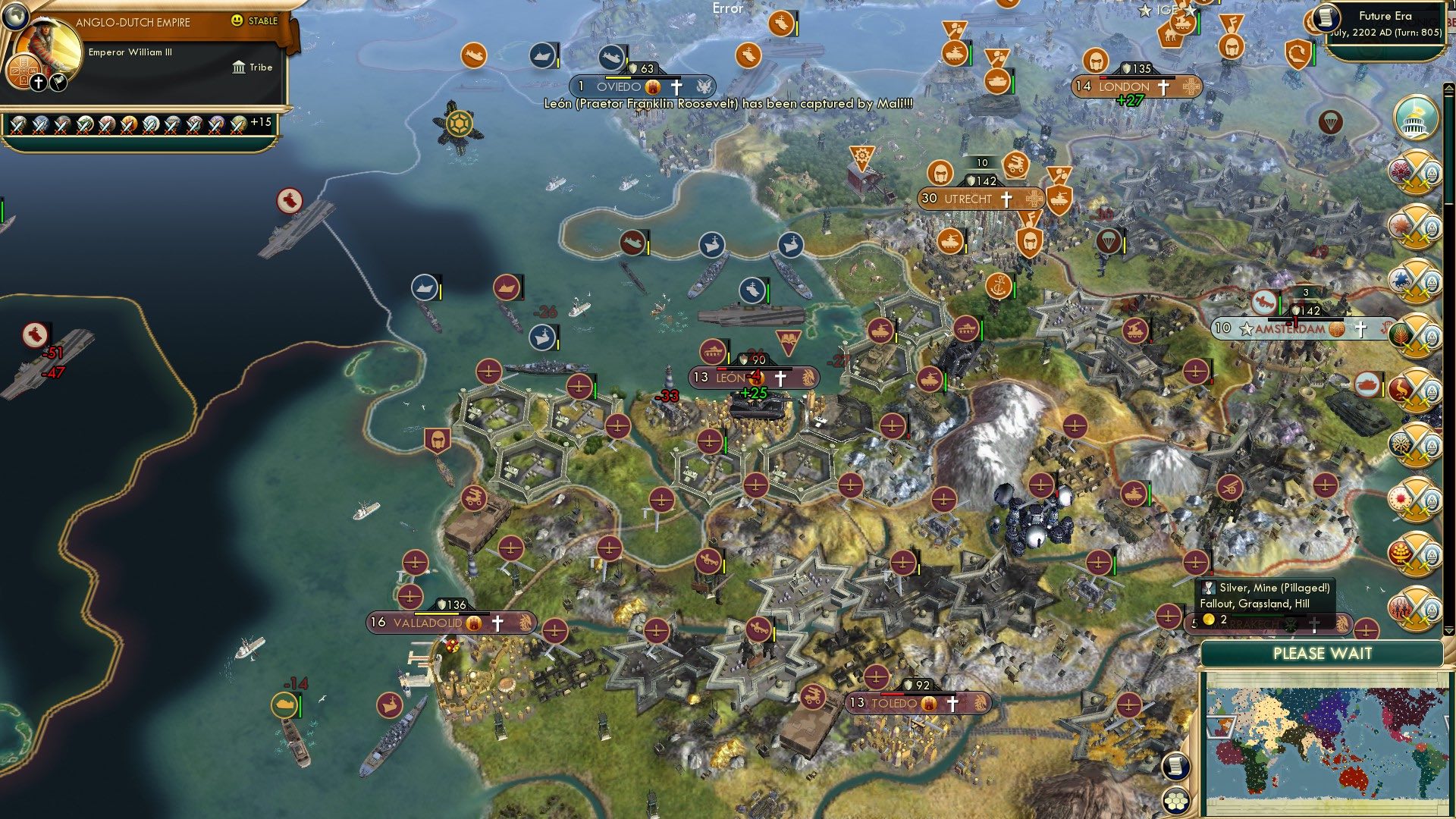 CBR In-Game Screenshot of Finally, Iberian unification